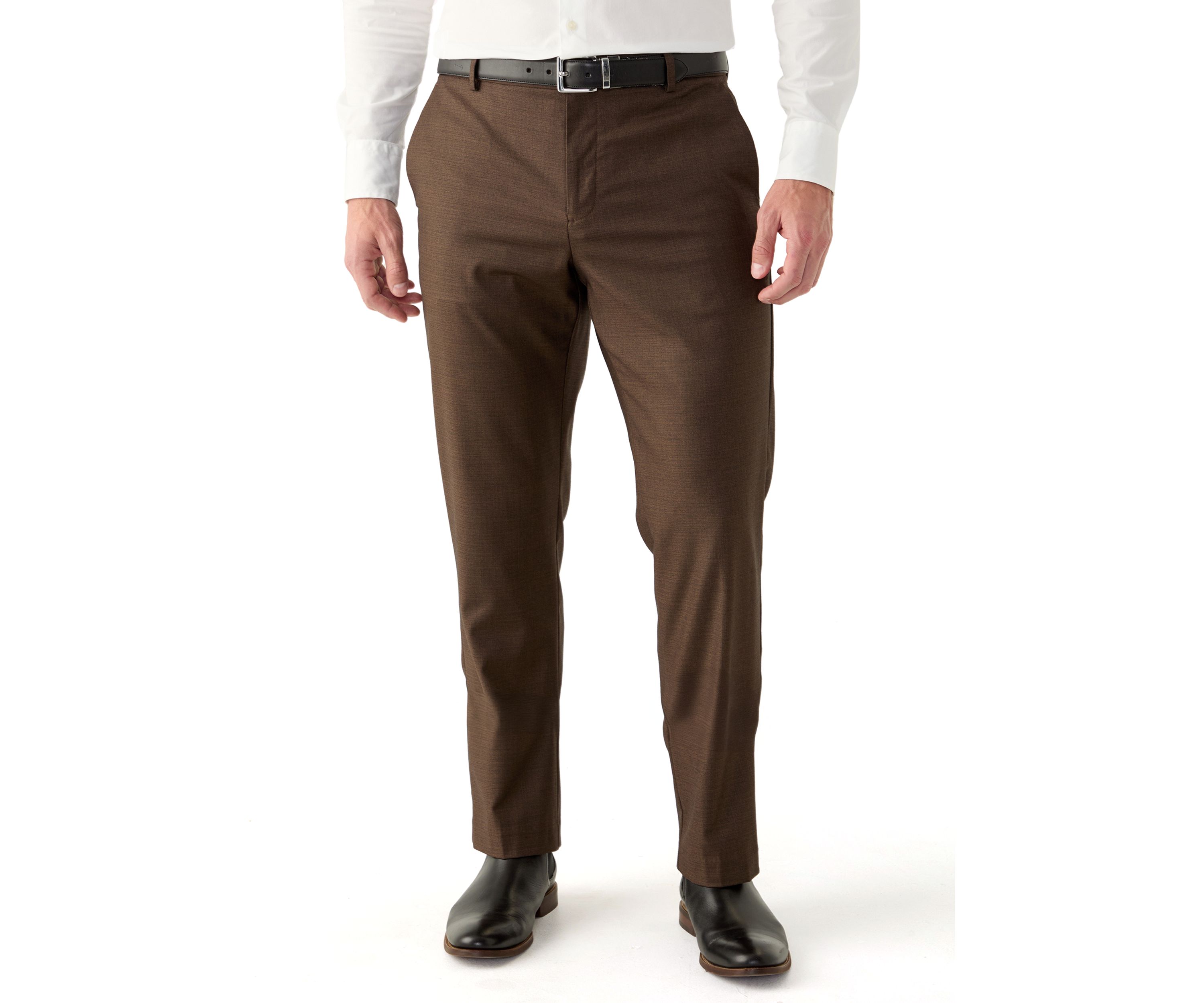 Mens Modern Plaid Dress Pants 