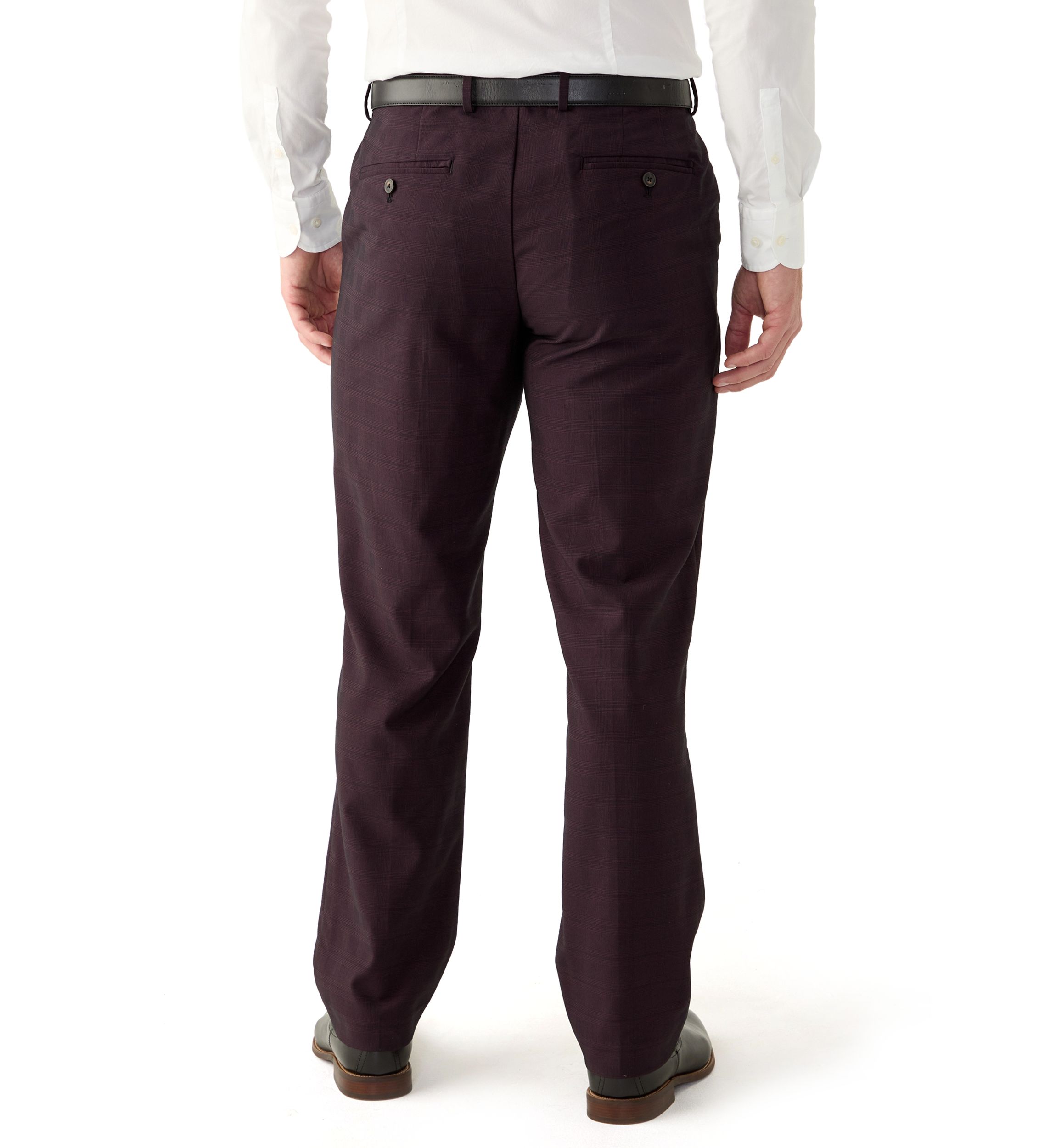 Mens Modern Windowpane Pants
