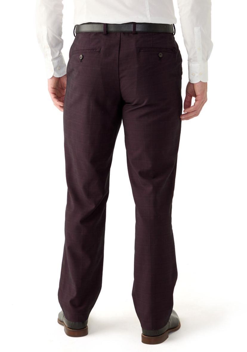 Mens Modern Windowpane Pants