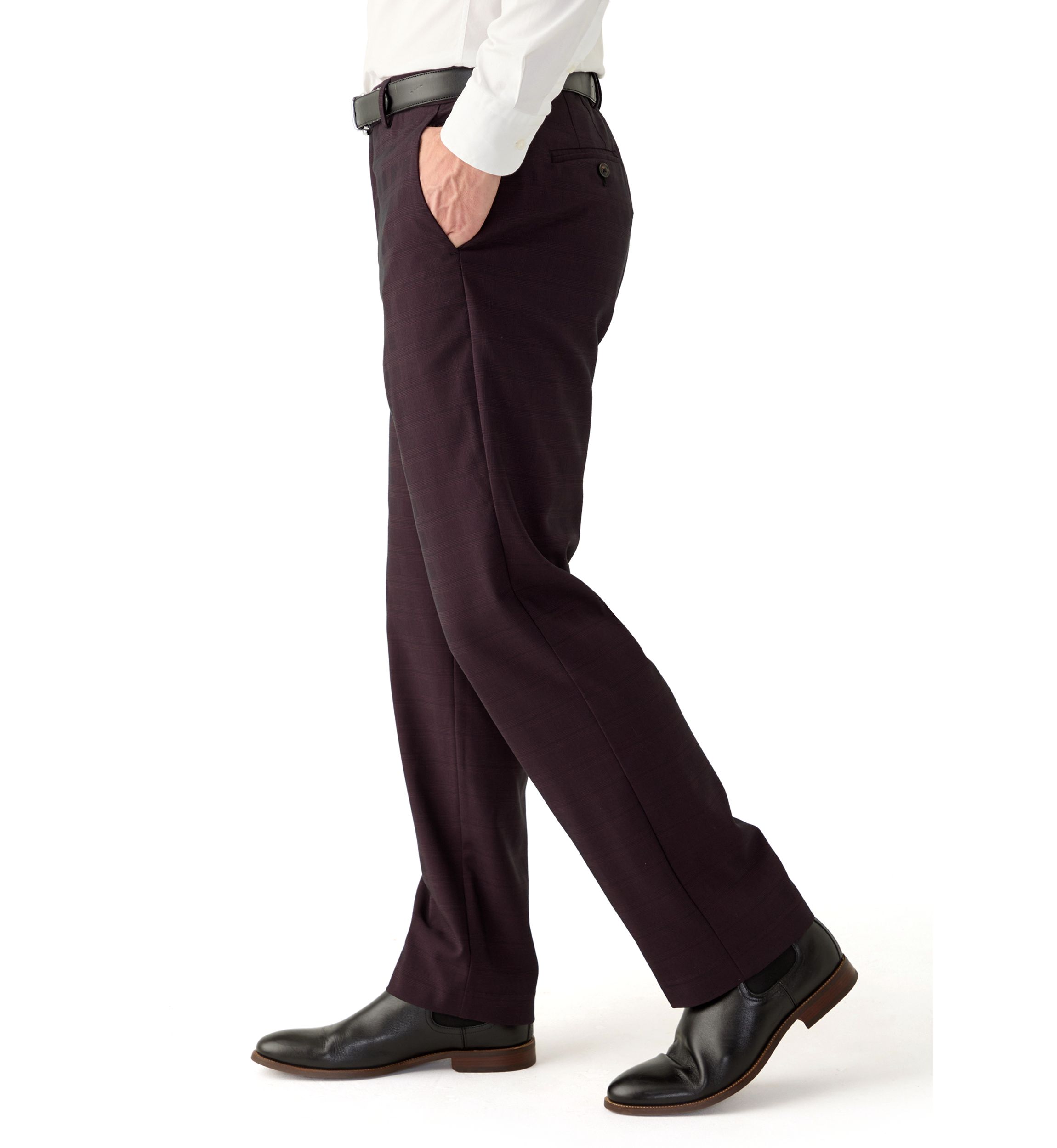 Mens Modern Windowpane Pants