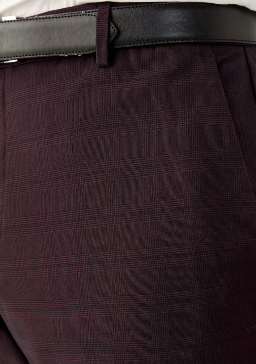 Mens Modern Windowpane Pants