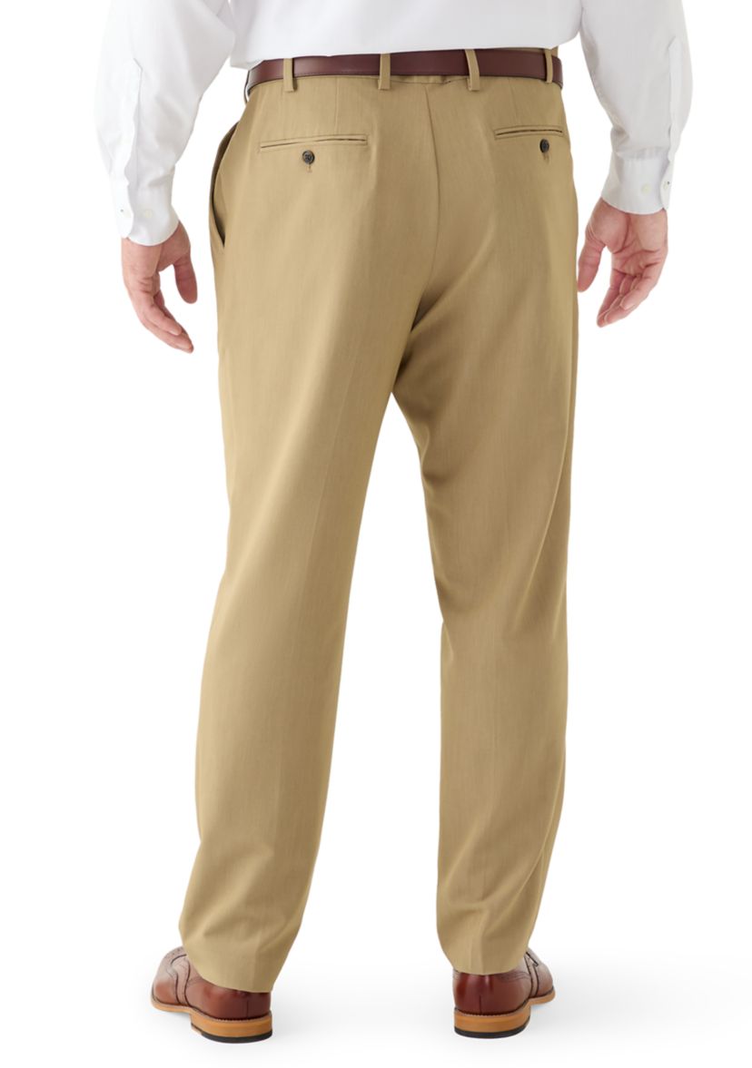 Perry Ellis Men's Big & Tall Fit and Flare Resolution Dress Pants, 44 x 28