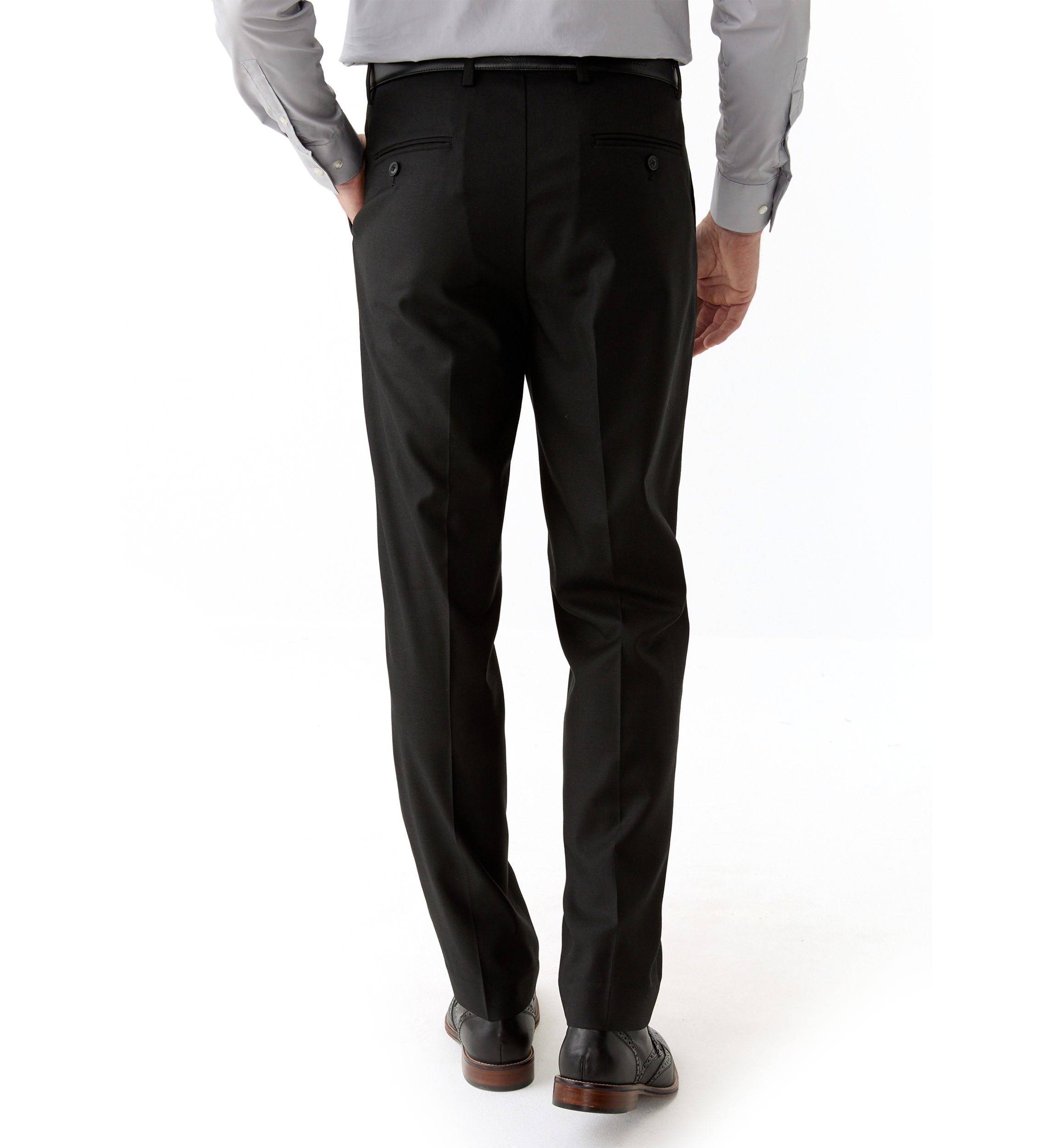 Single Pleat Slim Fit Pants