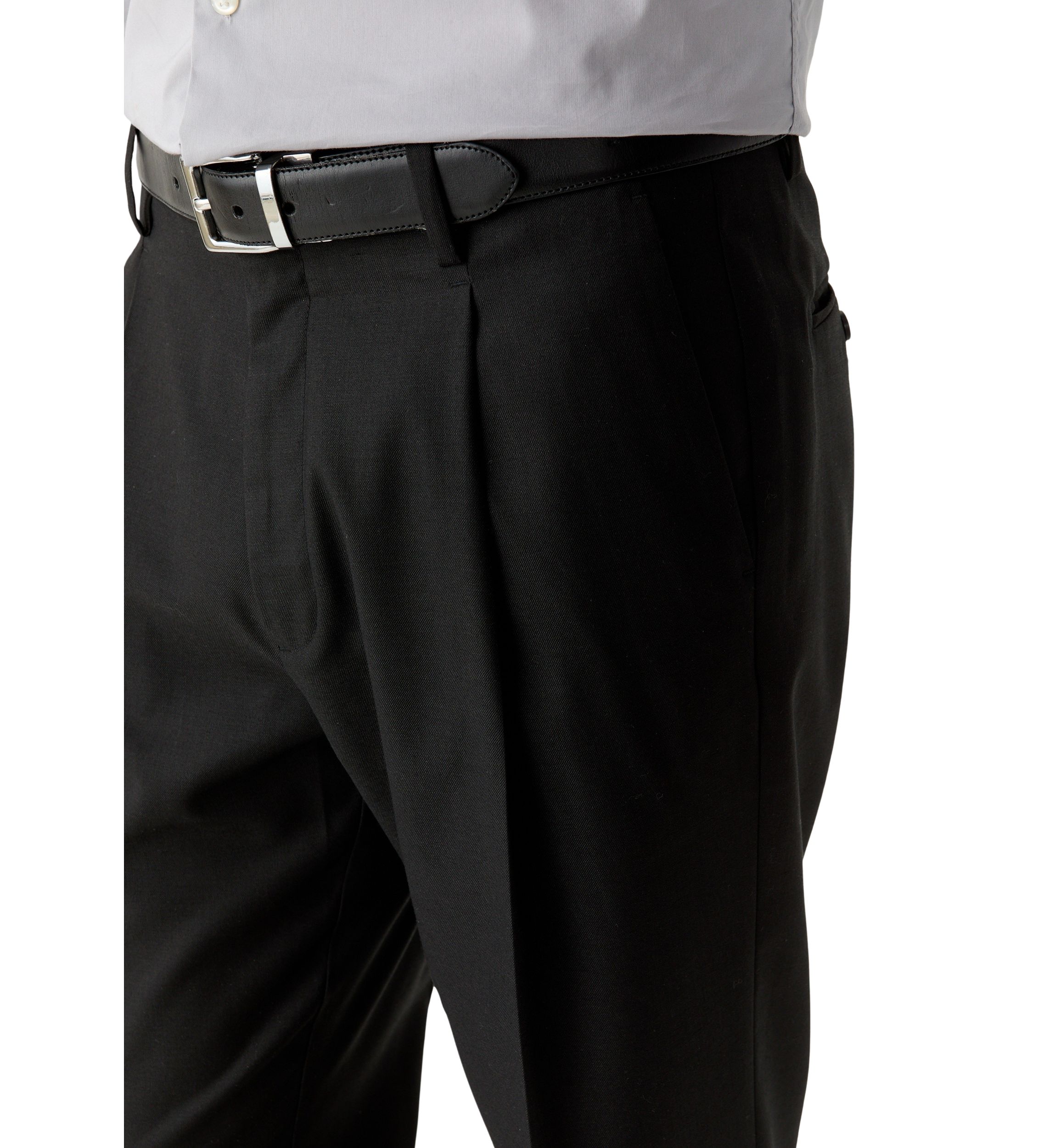 Single Pleat Slim Fit Pants