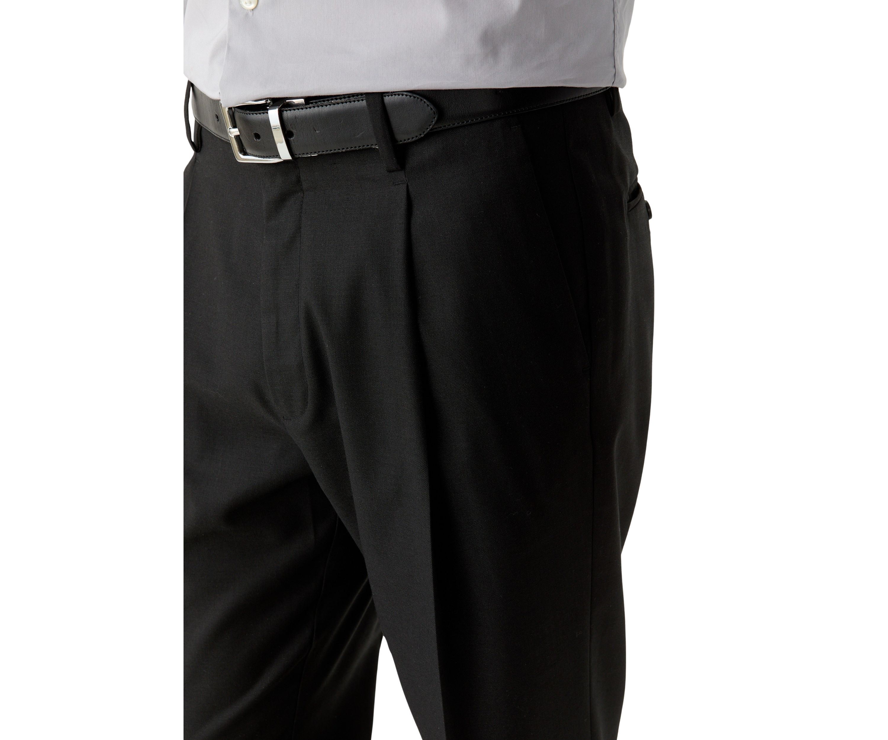 Single Pleat Slim Fit Pants