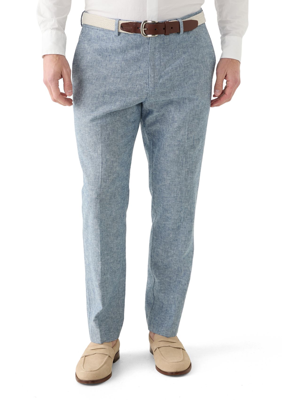 Mens Modern Fit Linen Pants