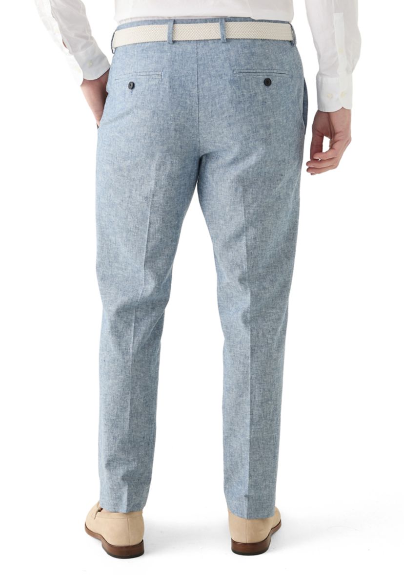 Mens Modern Fit Linen Pants