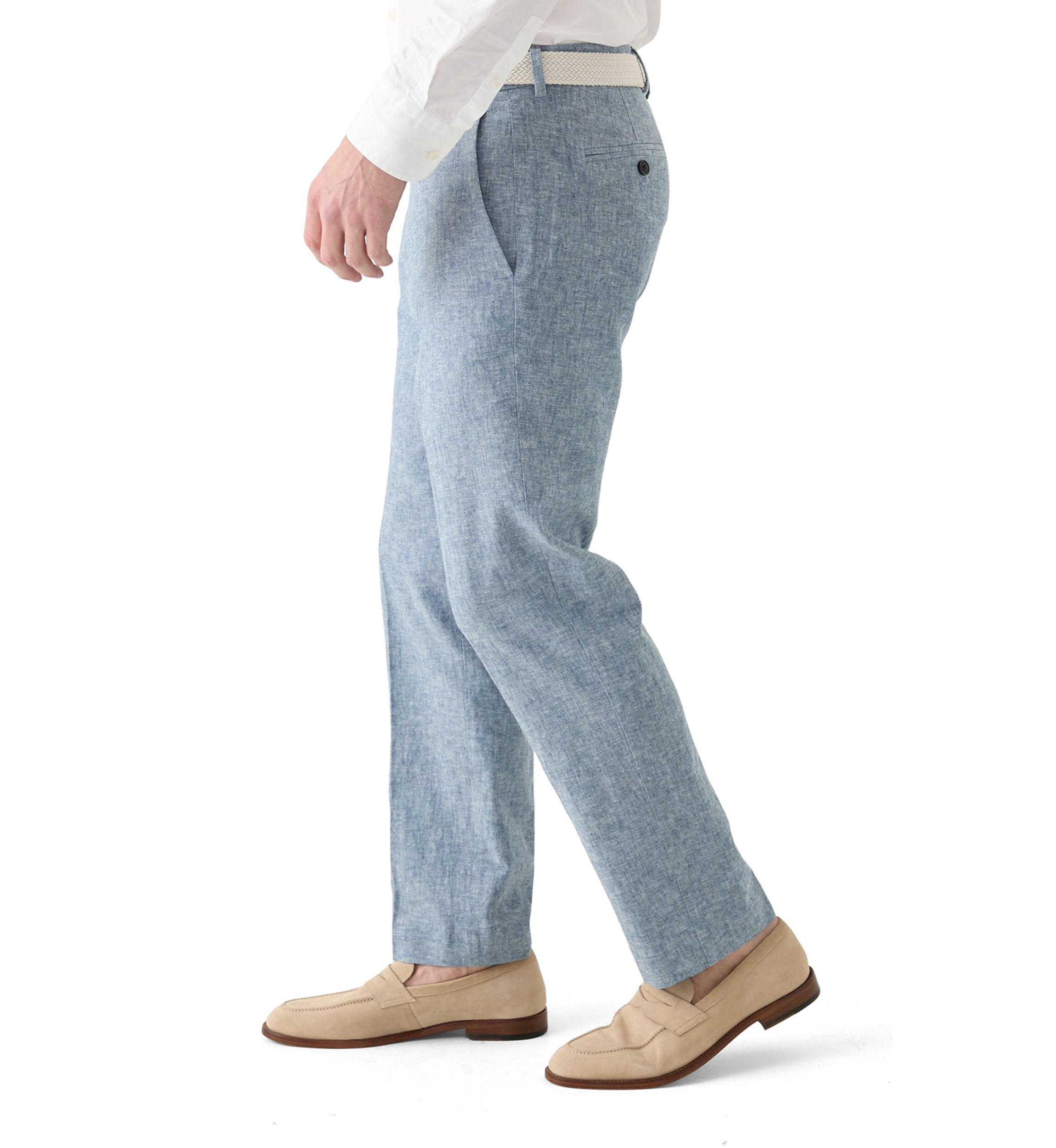 Mens Modern Fit Linen Pants