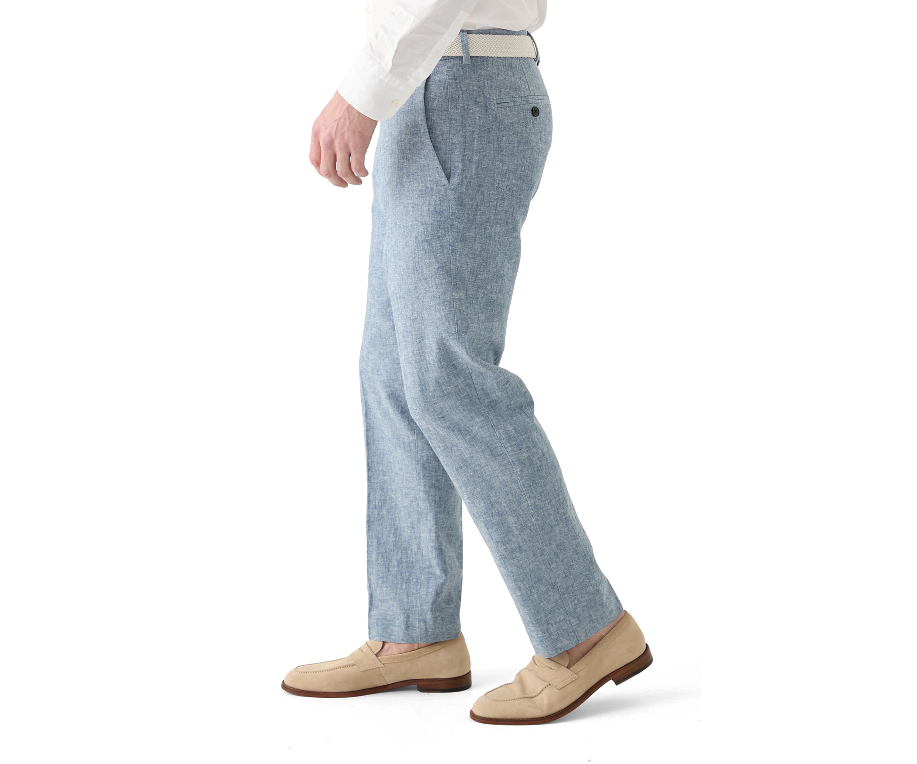 Mens Modern Fit Linen Pants