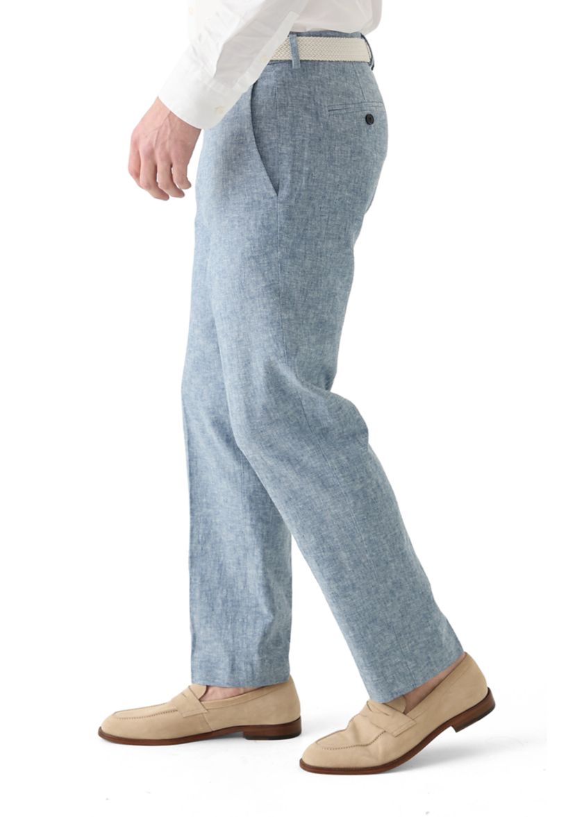 Mens Modern Fit Linen Pants