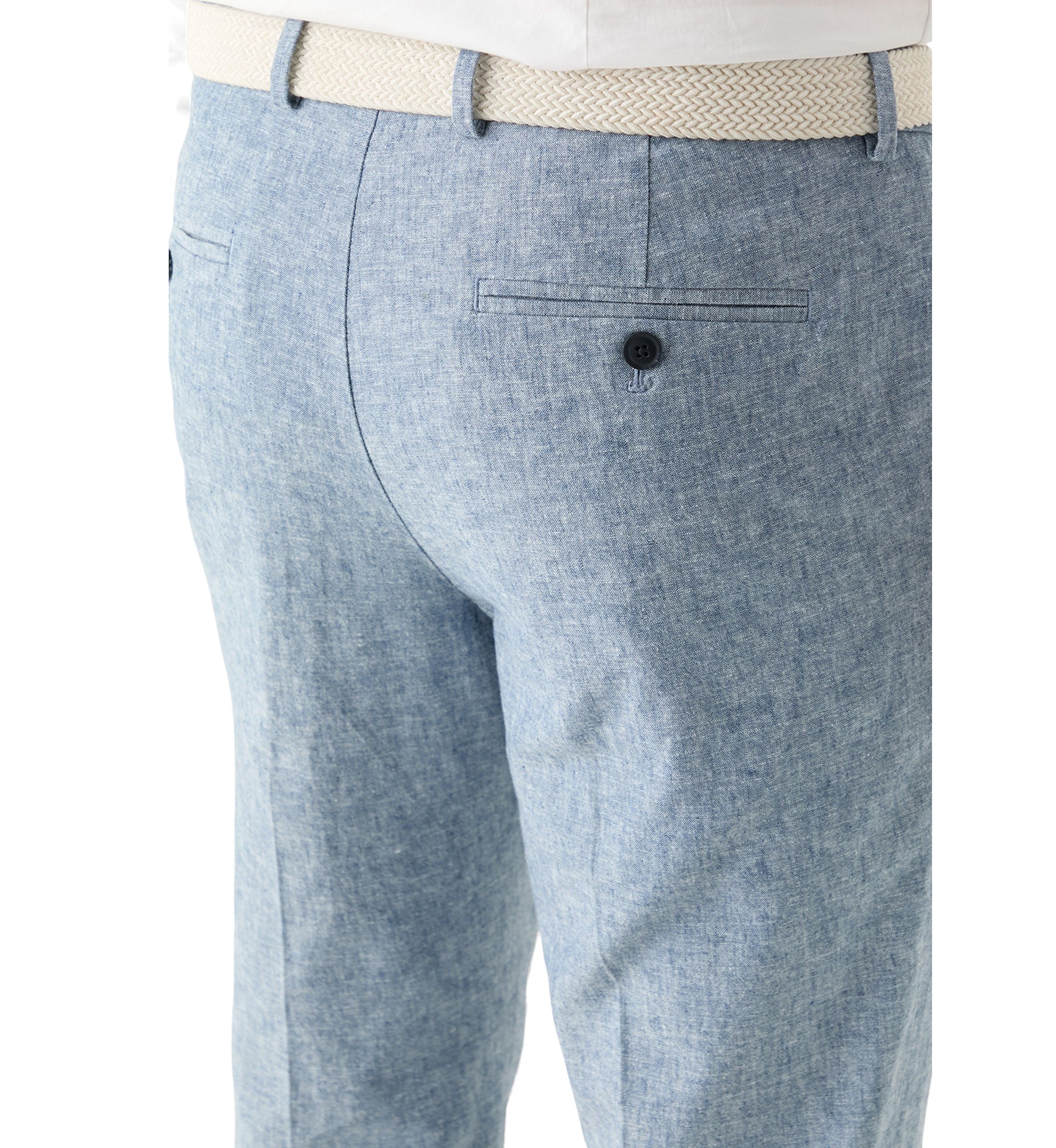 Mens Modern Fit Linen Pants