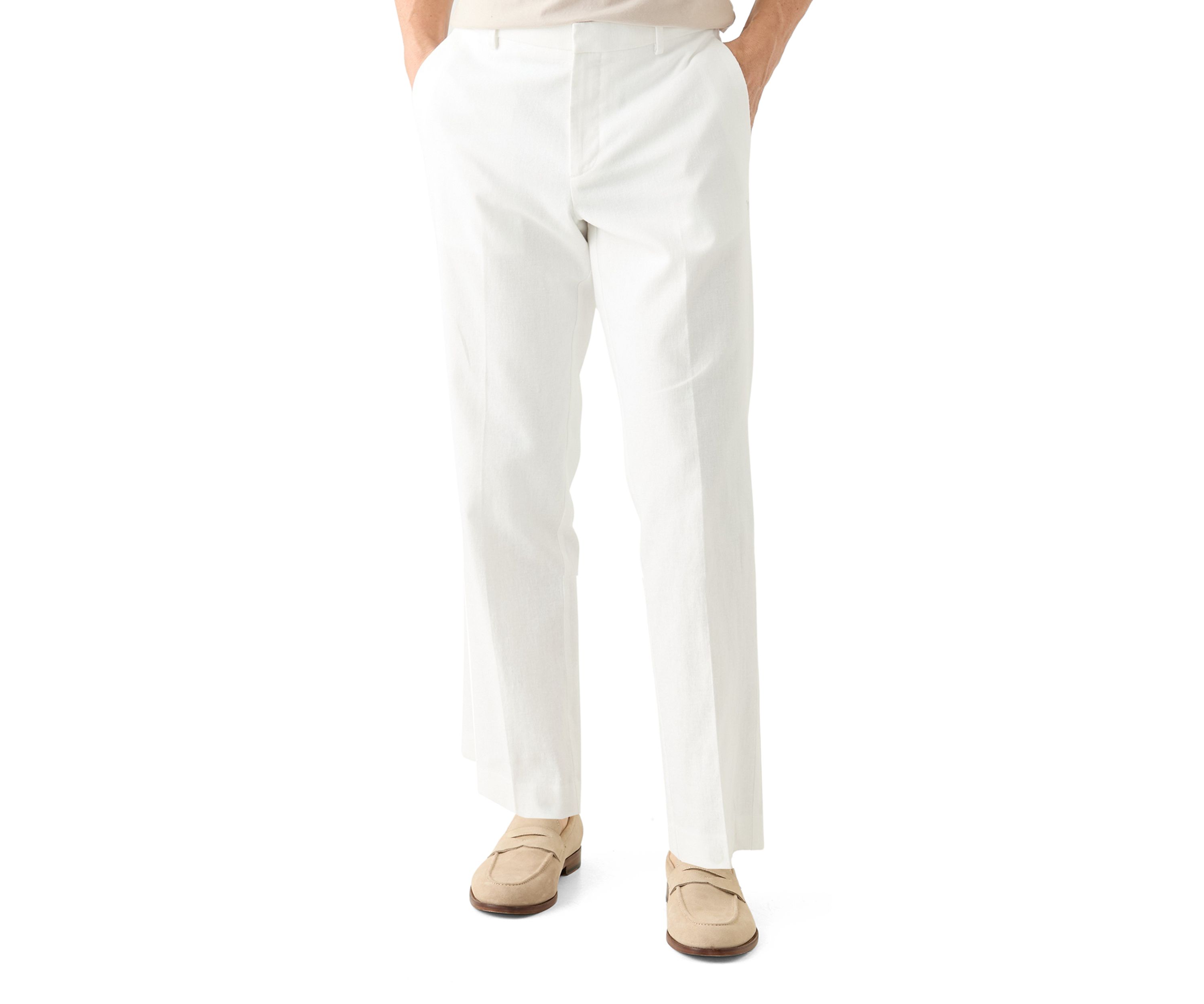 Mens Modern Fit Linen Pants