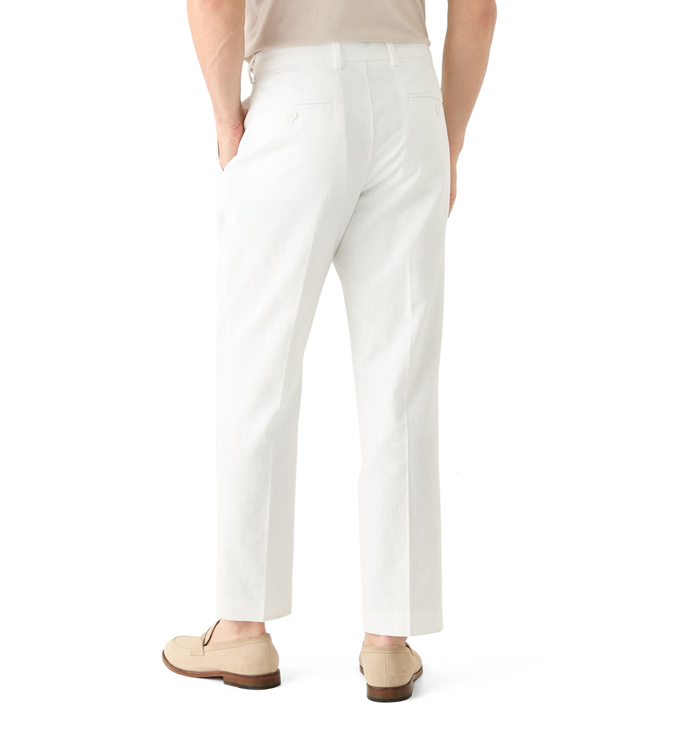 Mens Modern Fit Linen Pants
