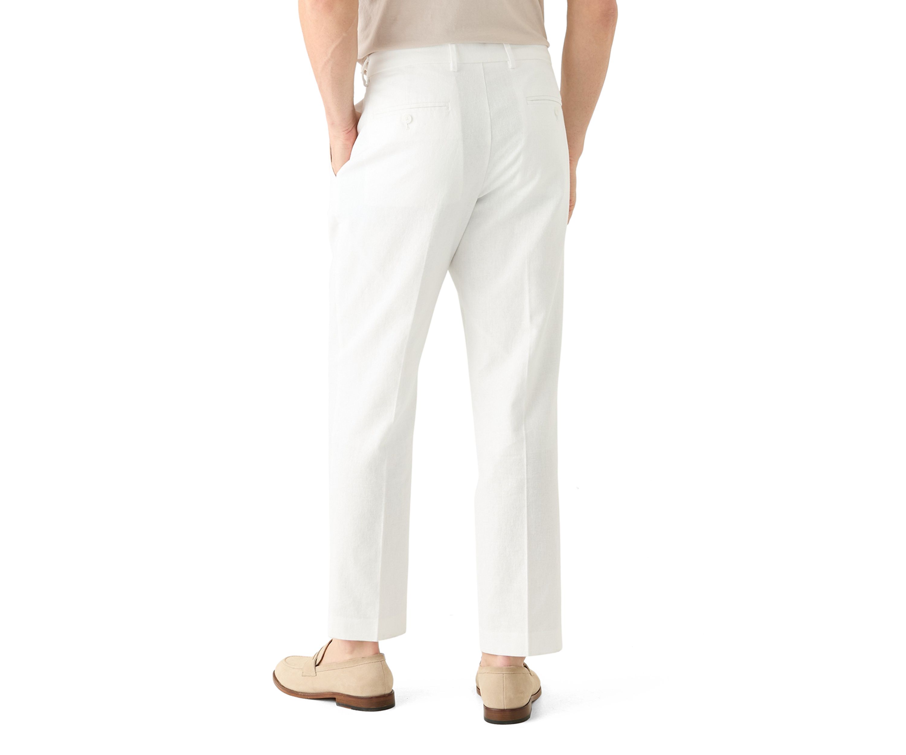 Mens Modern Fit Linen Pants