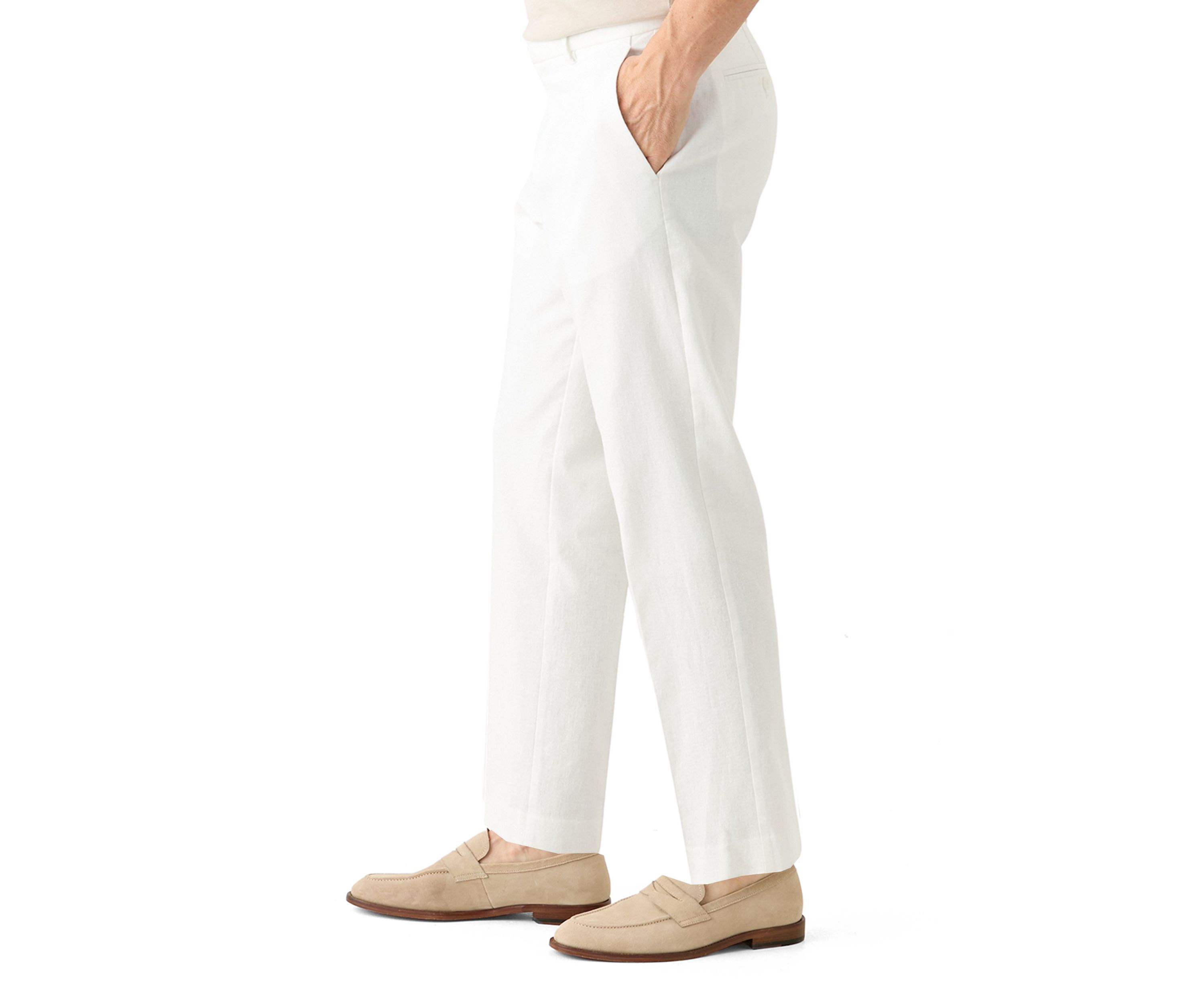 Mens Modern Fit Linen Pants