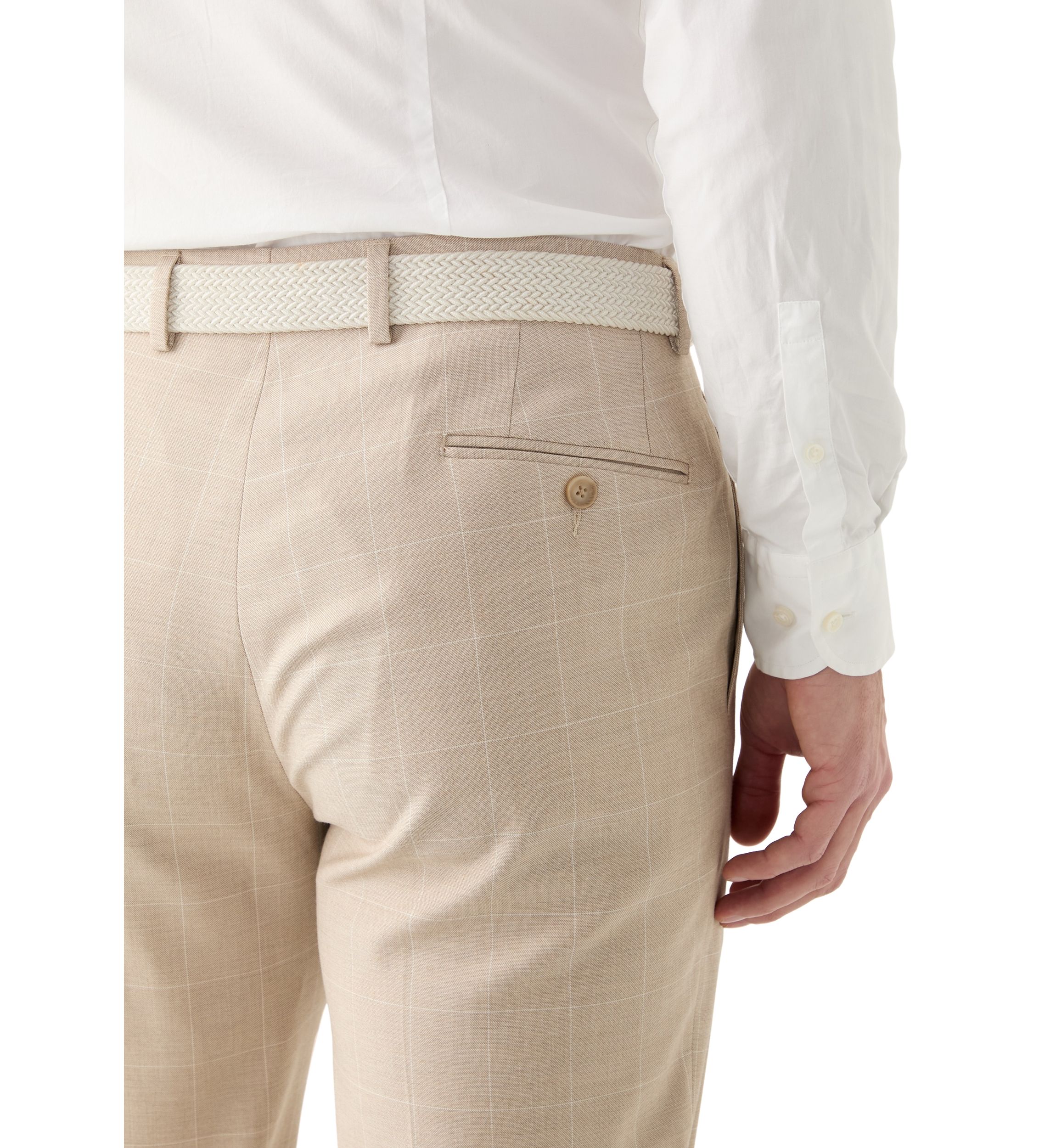 Windowpane Suit Separate Pants
