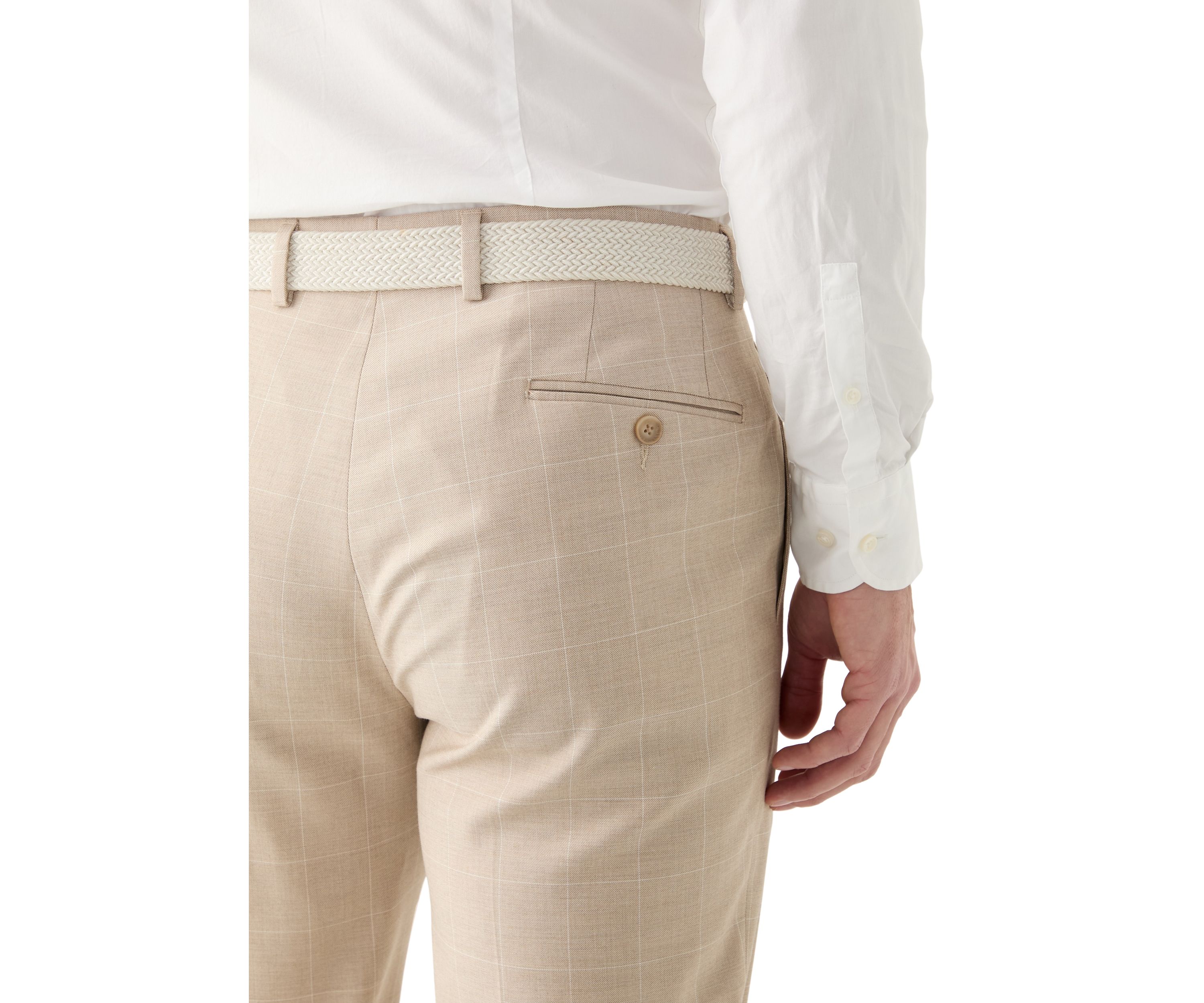 Windowpane Suit Separate Pants