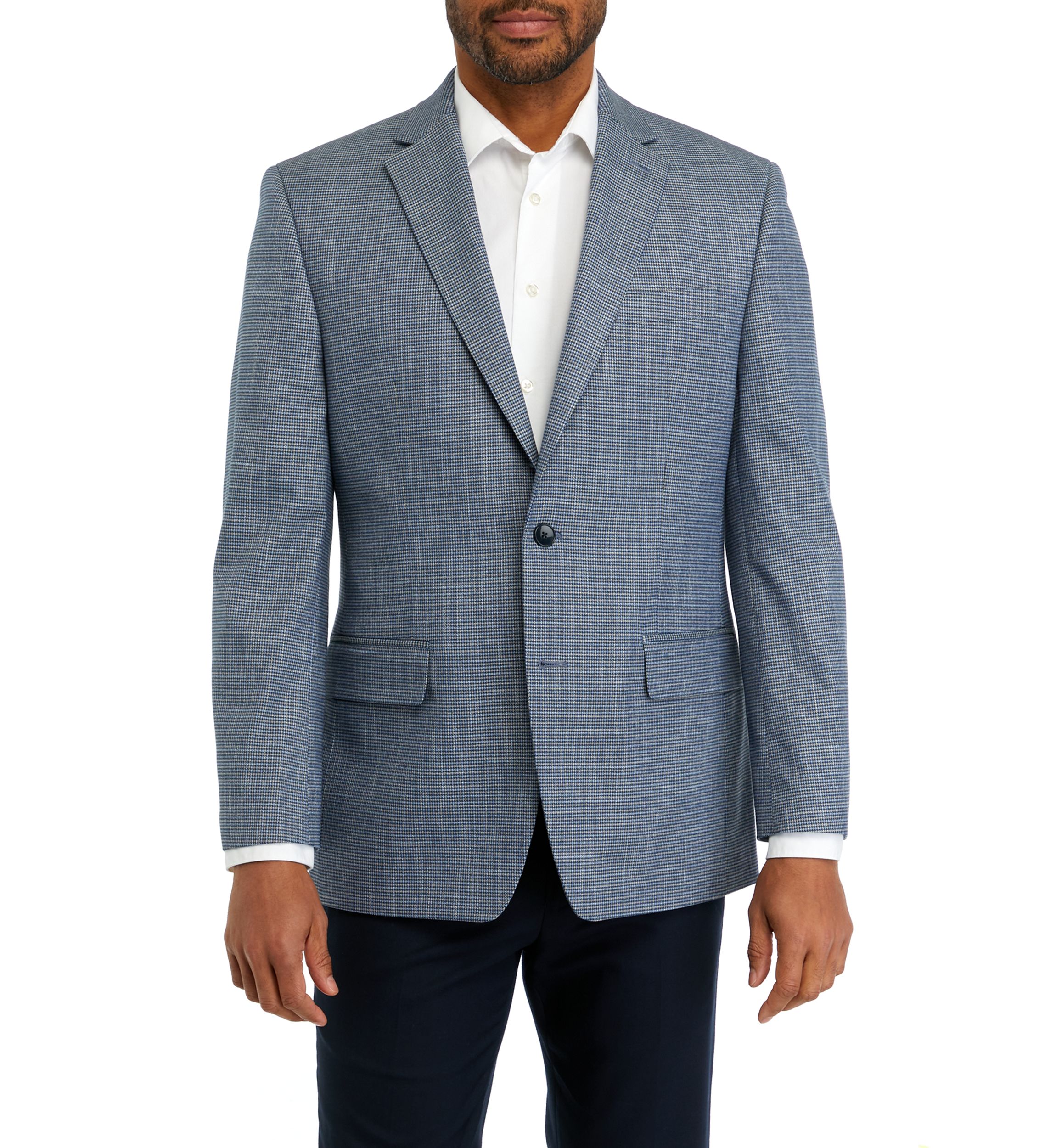 Single Breasted 2 Button Sport Coat 