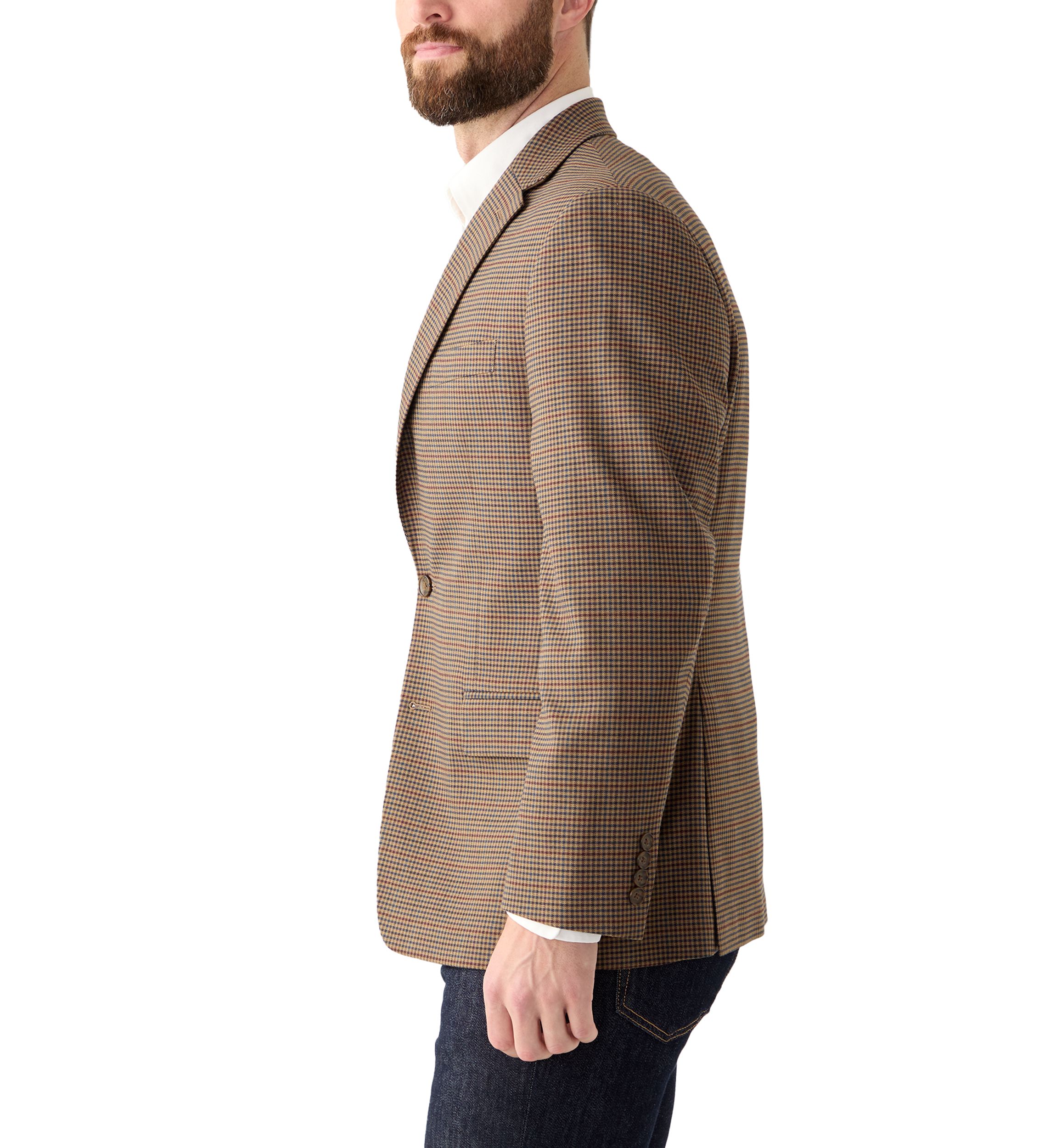 Single Breasted Check Blazer