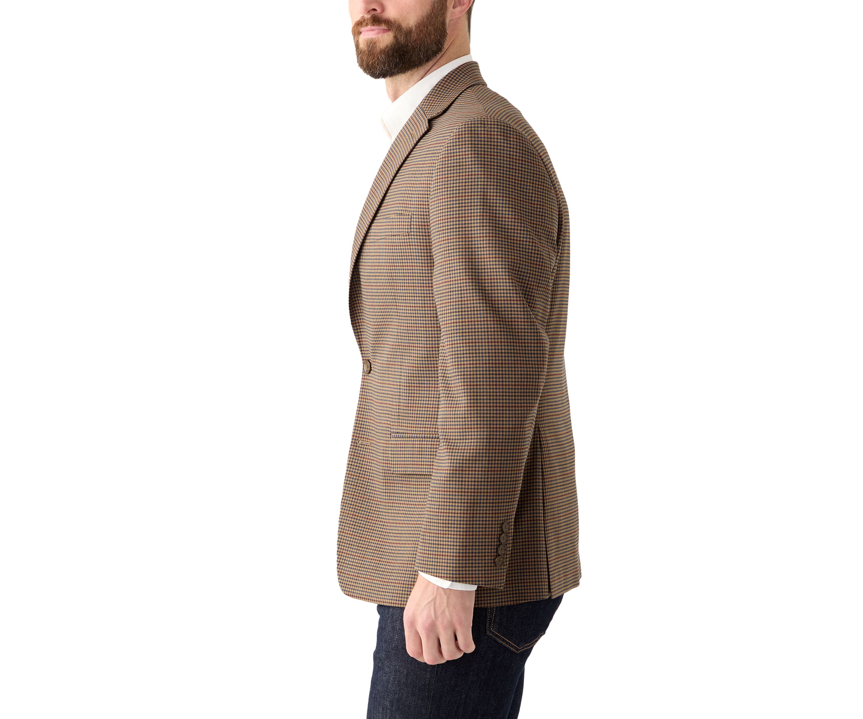 Single Breasted Check Blazer