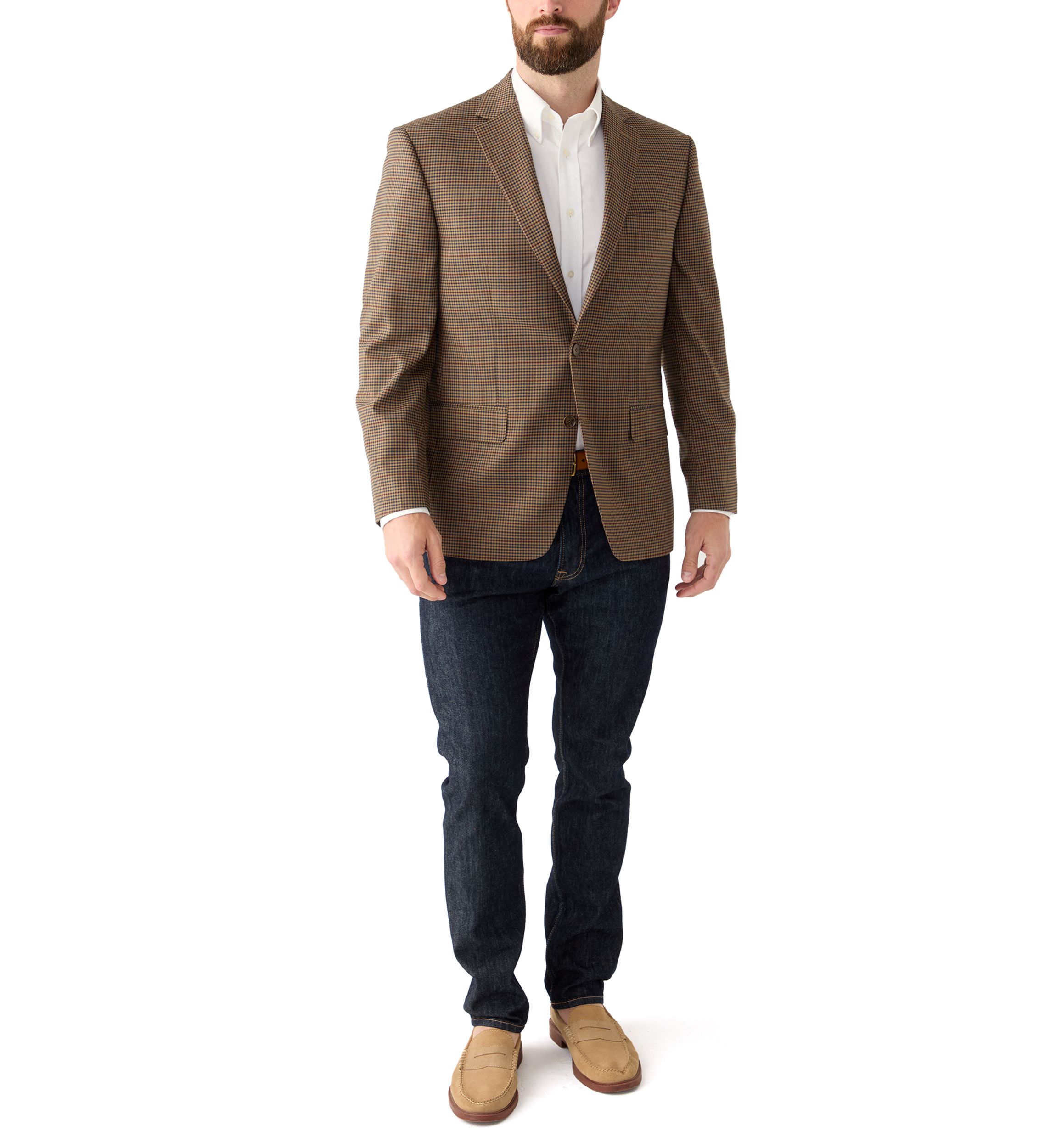 Single Breasted Check Blazer