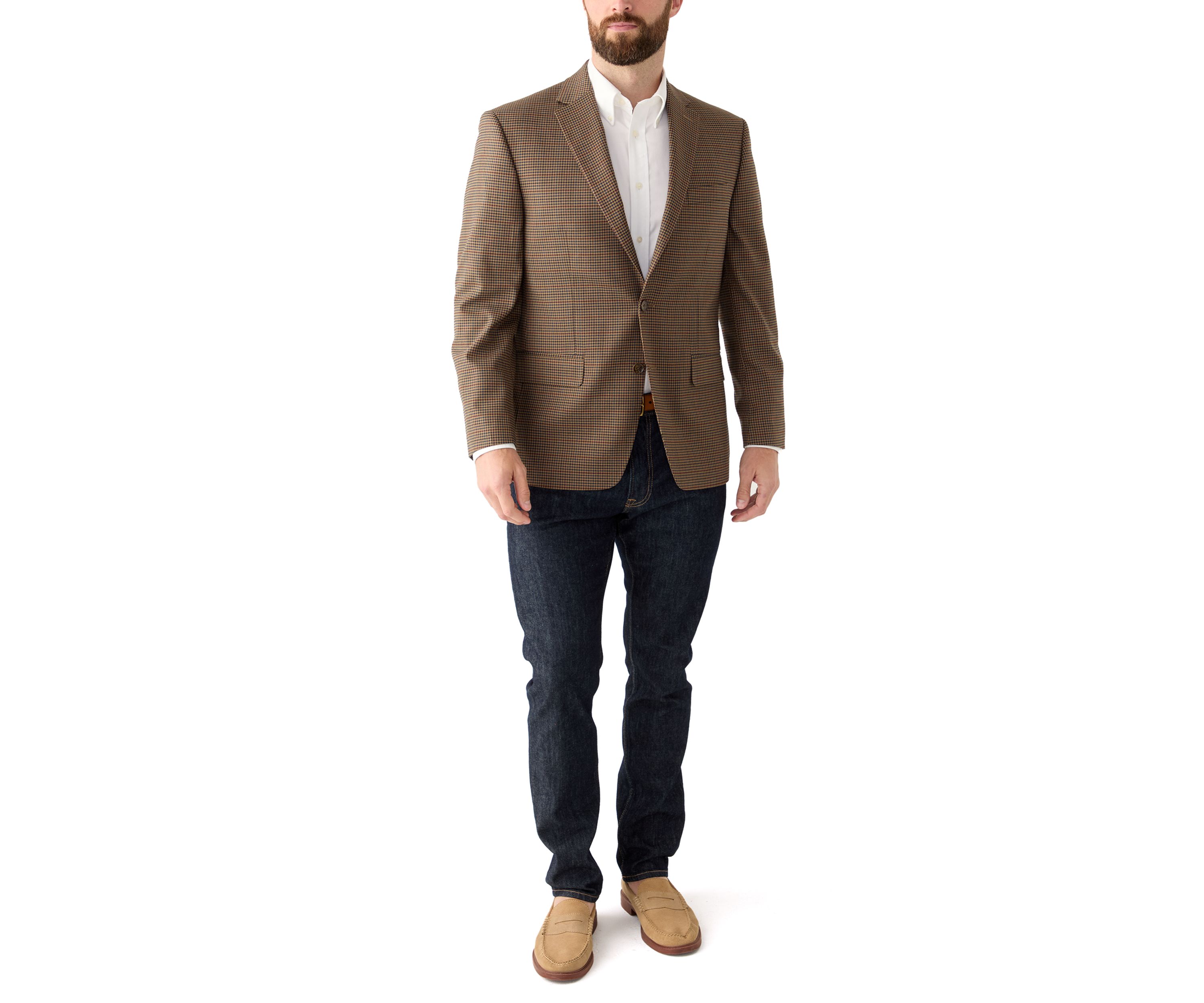 Single Breasted Check Blazer
