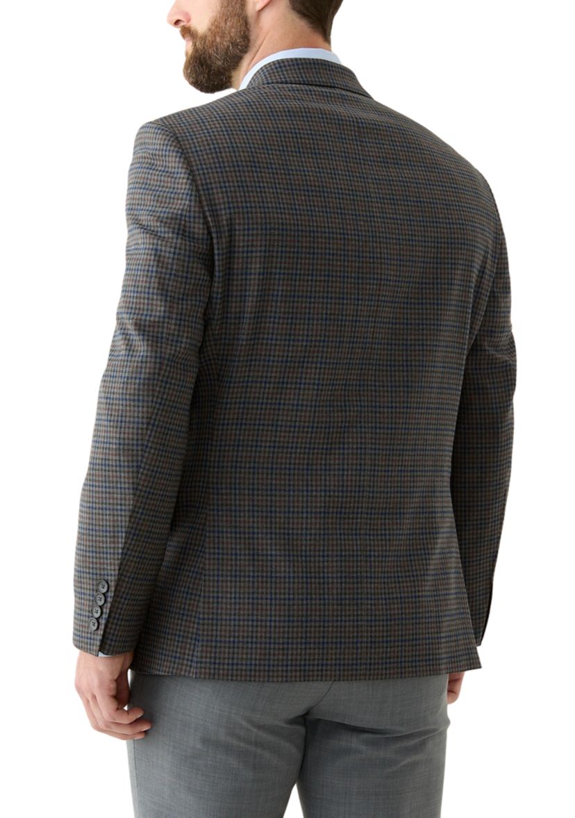 Single Breasted 2-Button Front Classic Fit Suit Jacket 