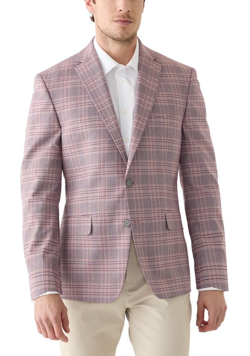 Plaid Printed Sportcoat
