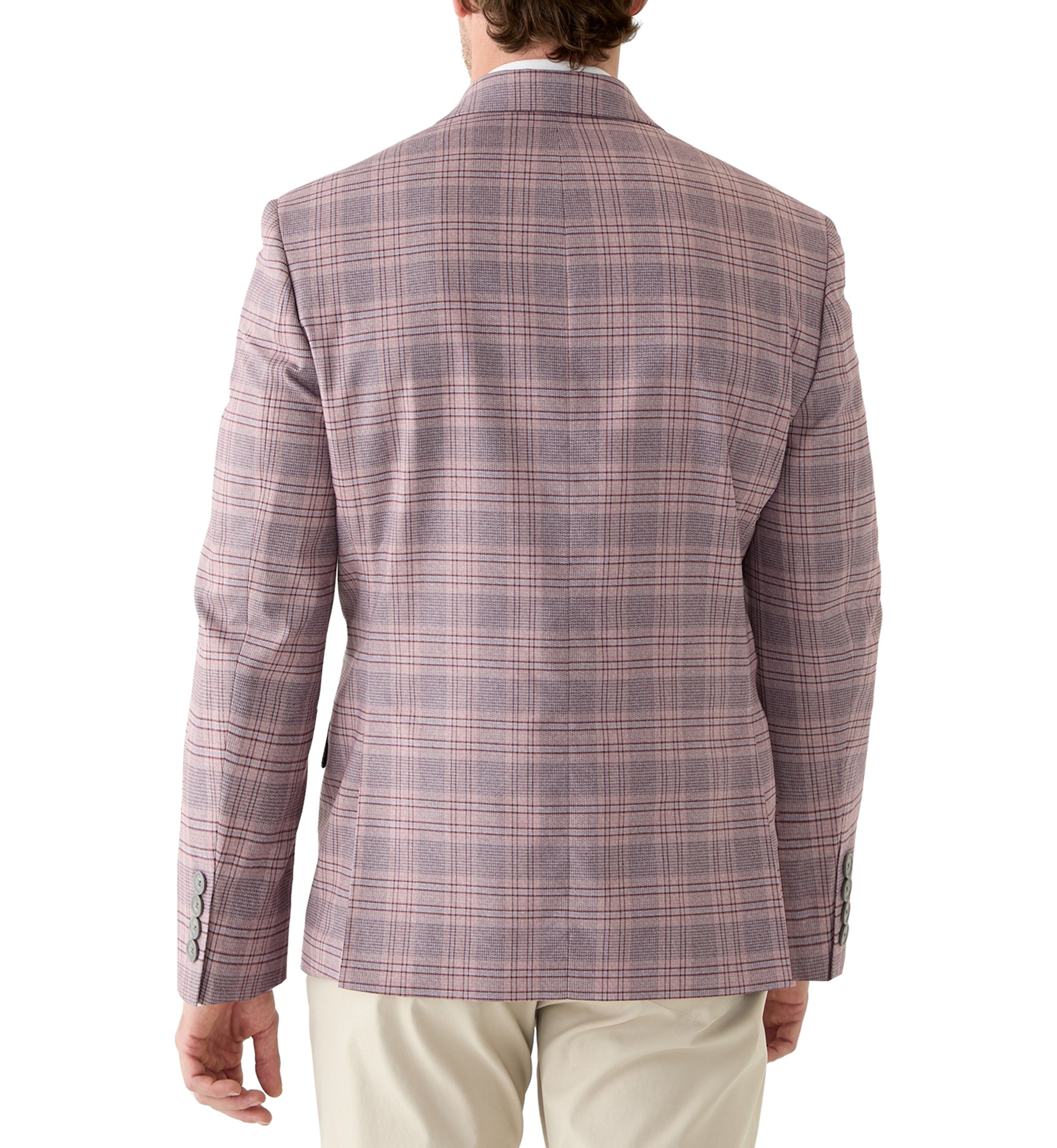 Plaid Printed Sportcoat