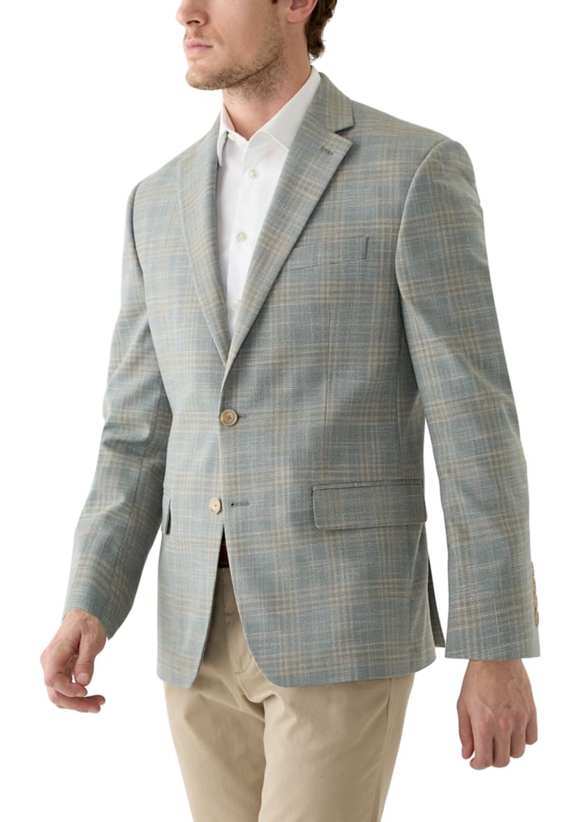 Plaid Printed Sportcoat