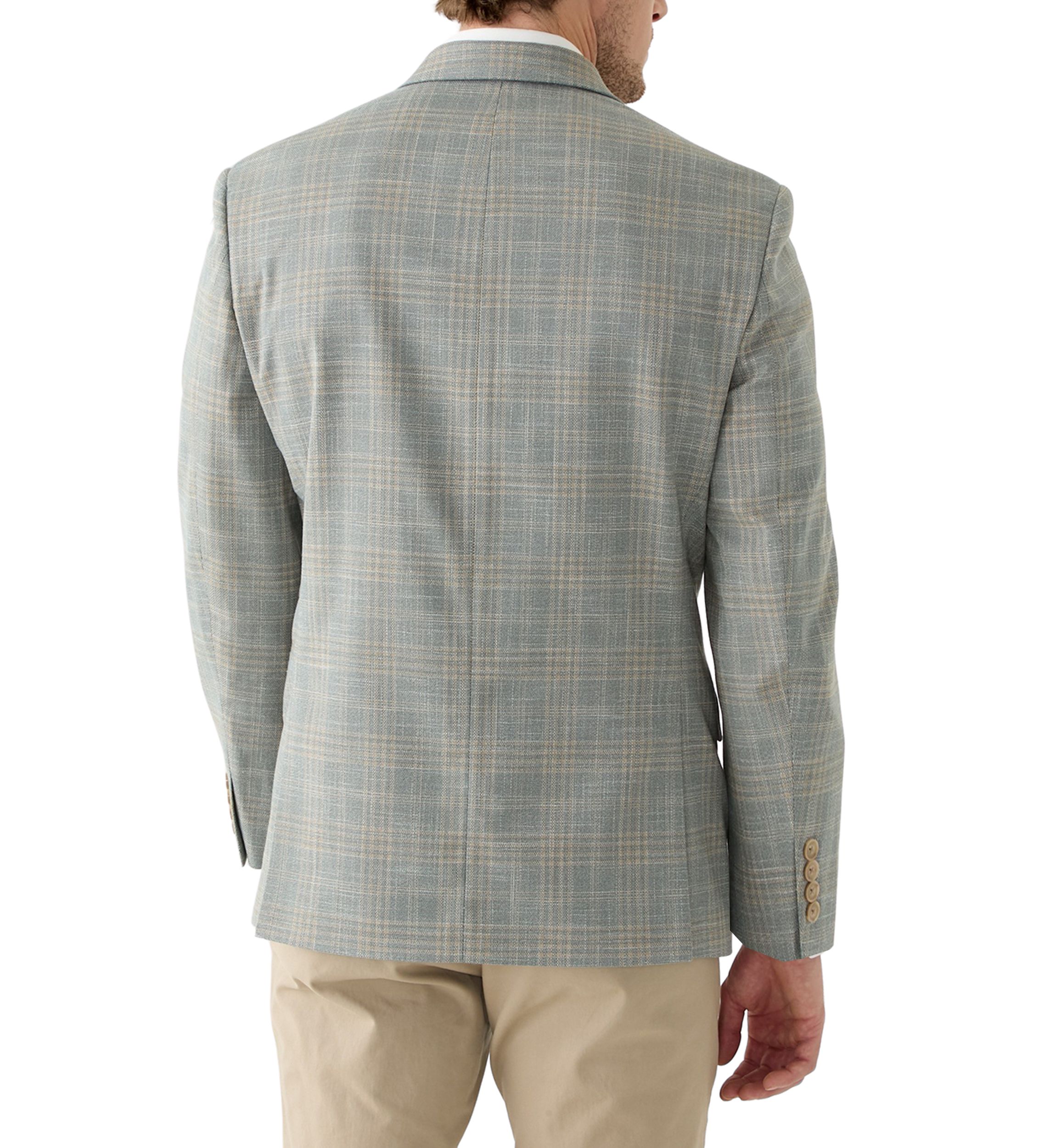 Plaid Printed Sportcoat