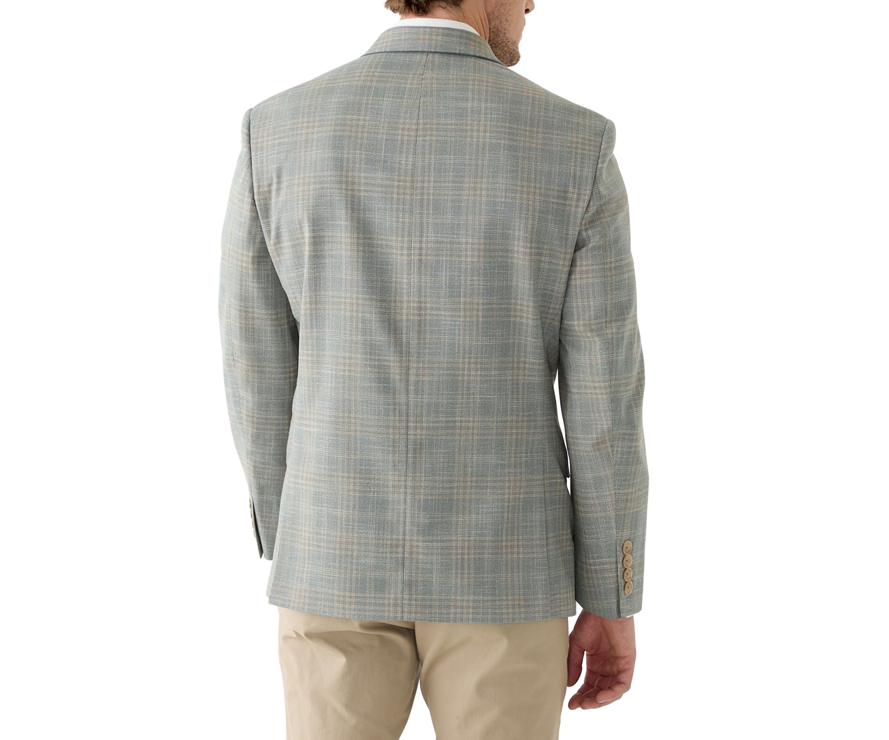 Plaid Printed Sportcoat
