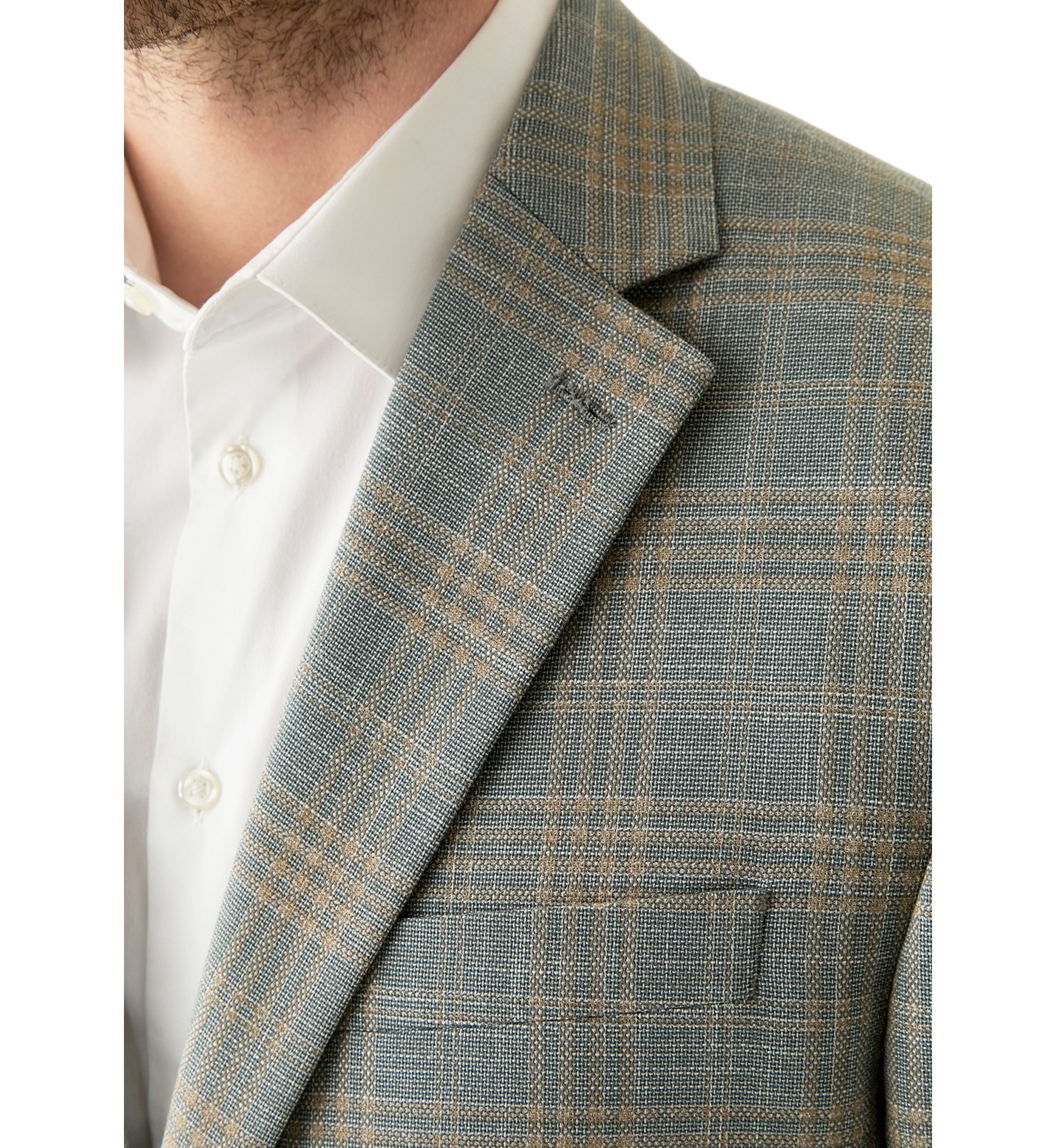Plaid Printed Sportcoat
