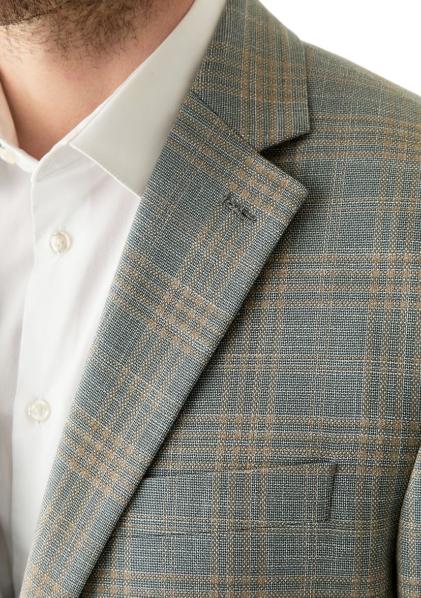 Plaid Printed Sportcoat