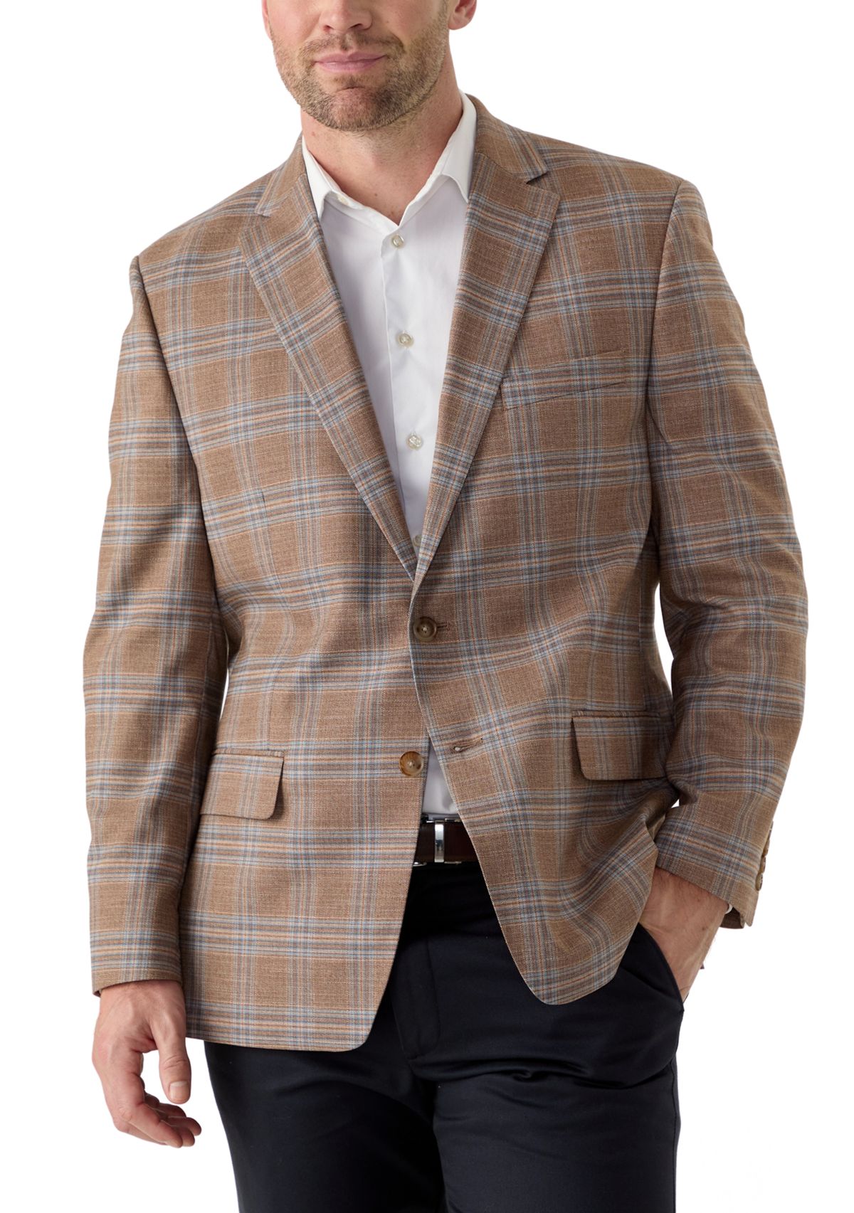 Plaid Printed Sportcoat
