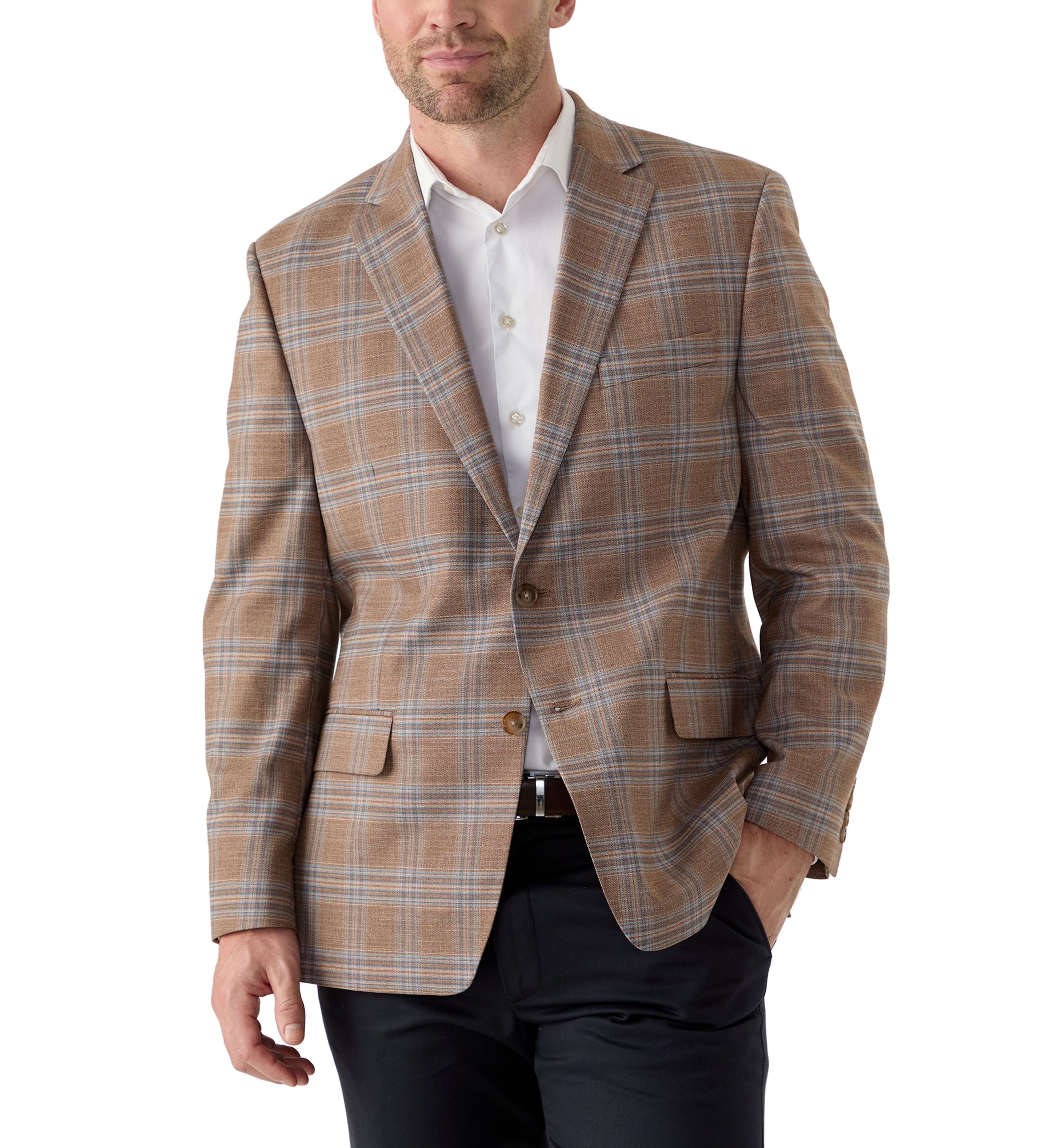Plaid Printed Sportcoat