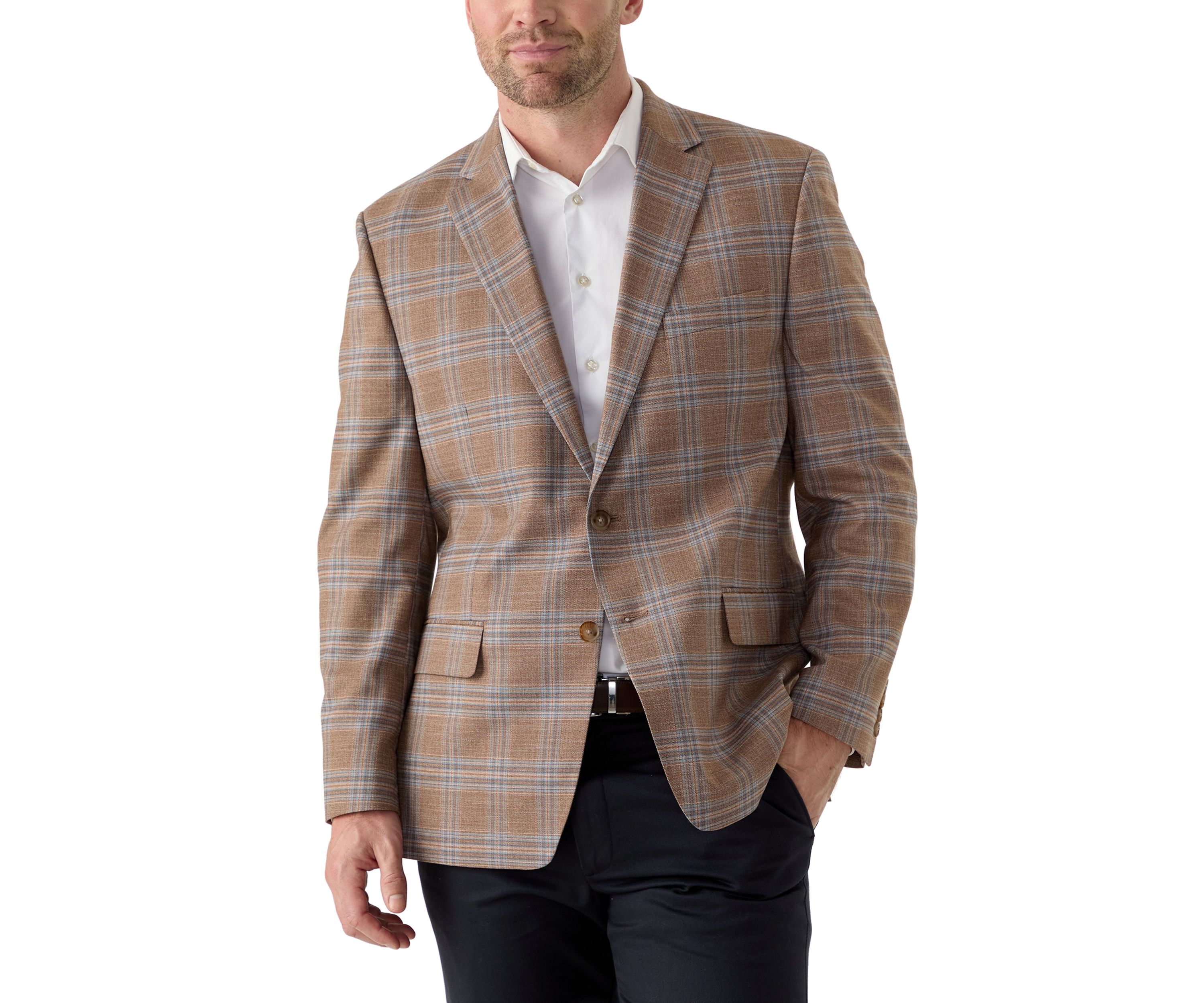 Plaid Printed Sportcoat