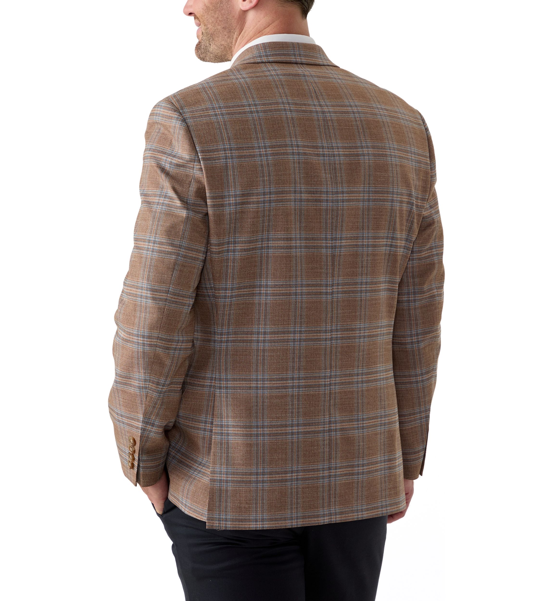 Plaid Printed Sportcoat