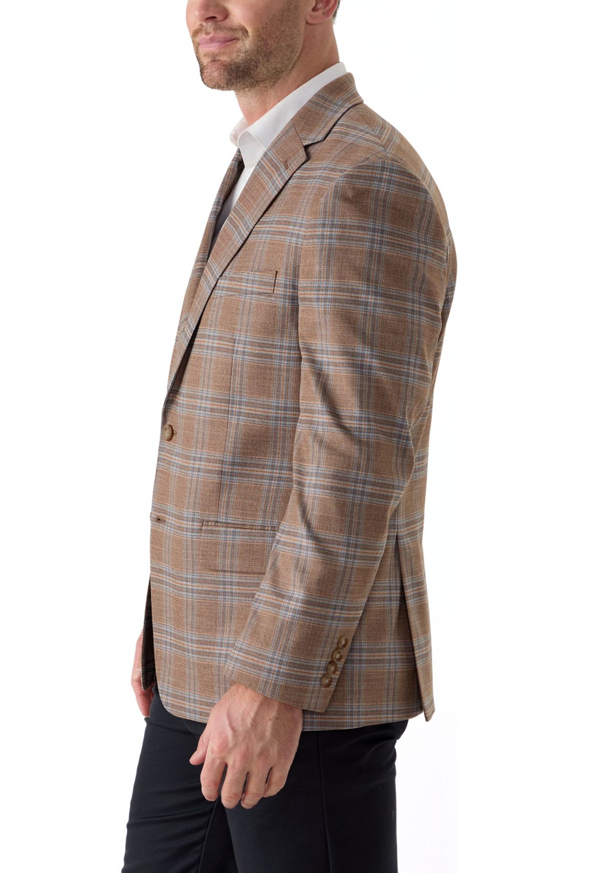 Plaid Printed Sportcoat