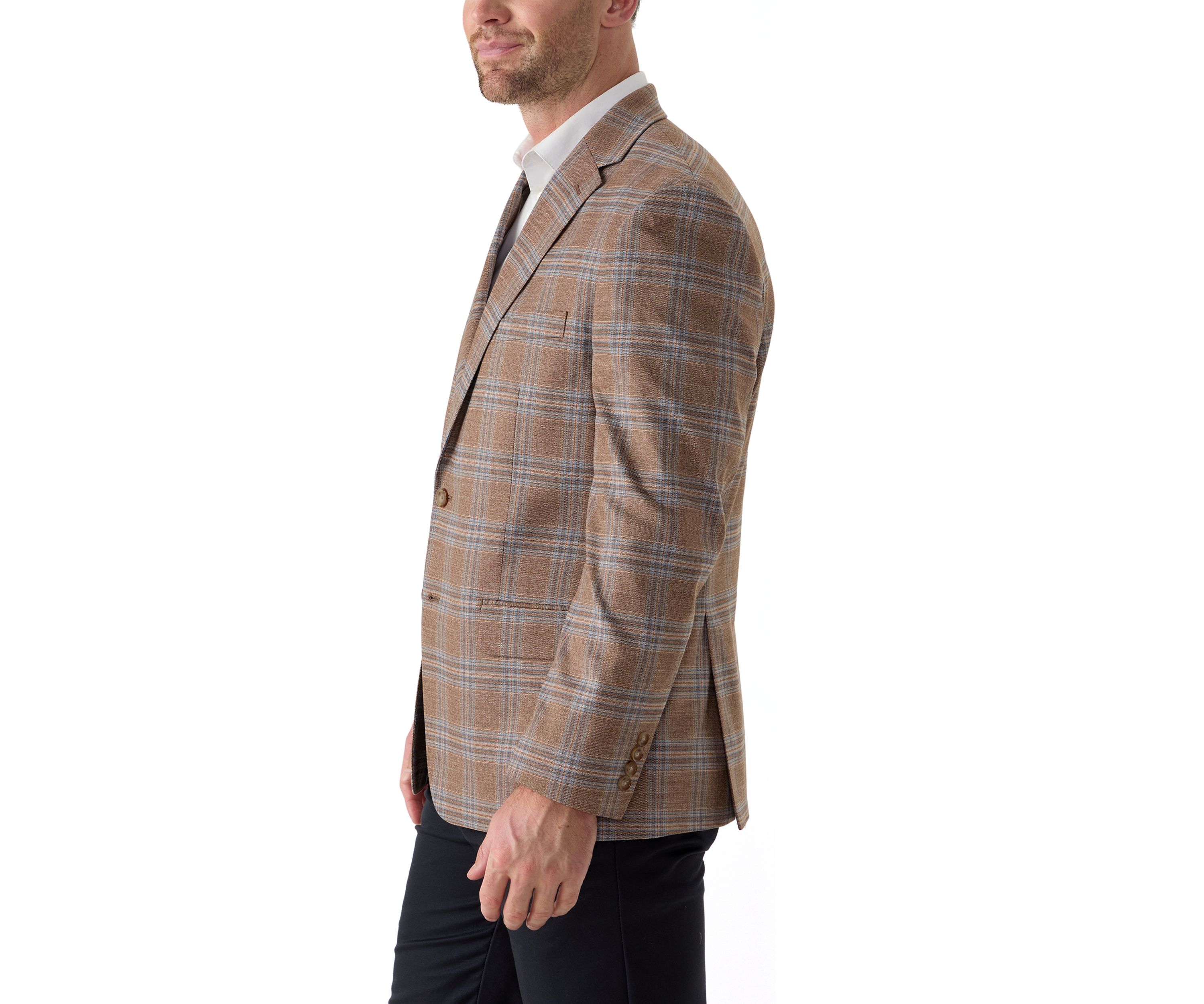 Plaid Printed Sportcoat