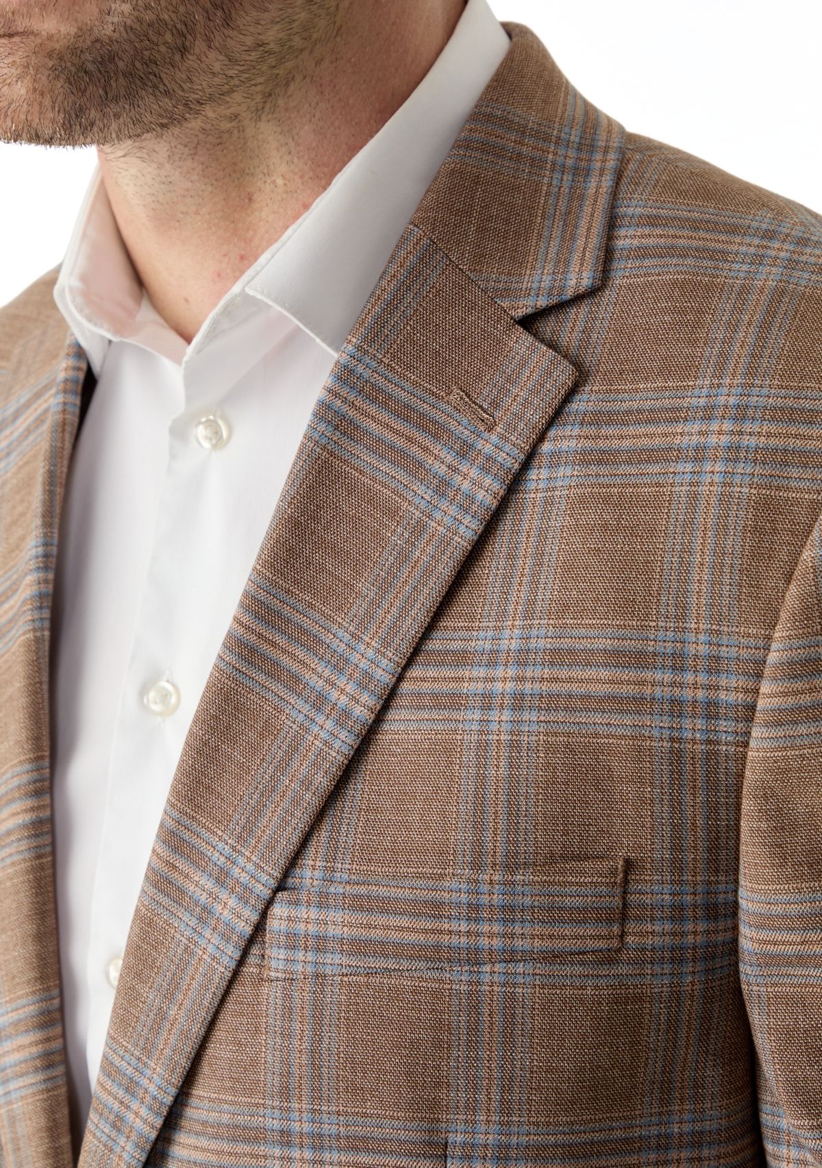 Plaid Printed Sportcoat