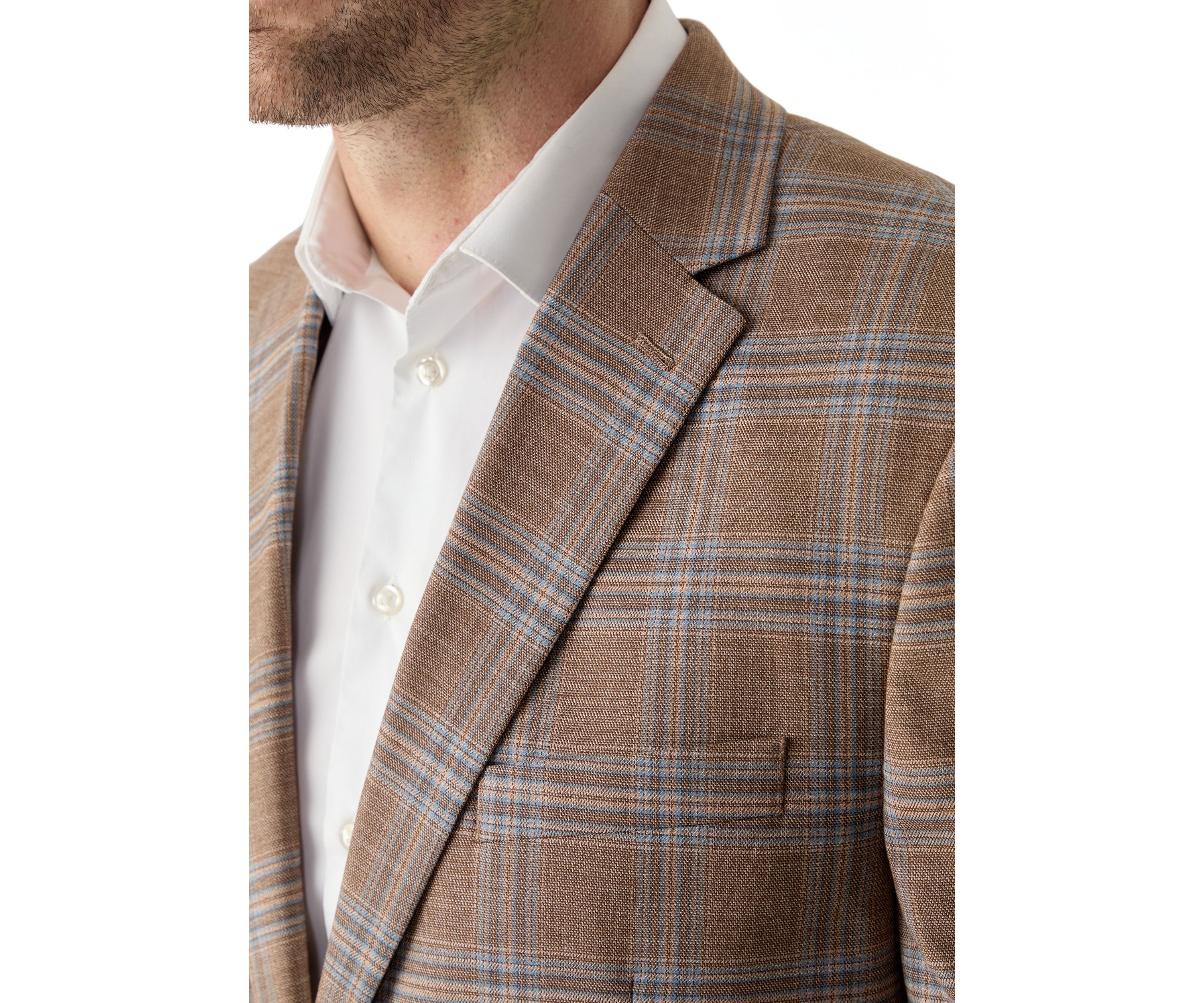 Plaid Printed Sportcoat