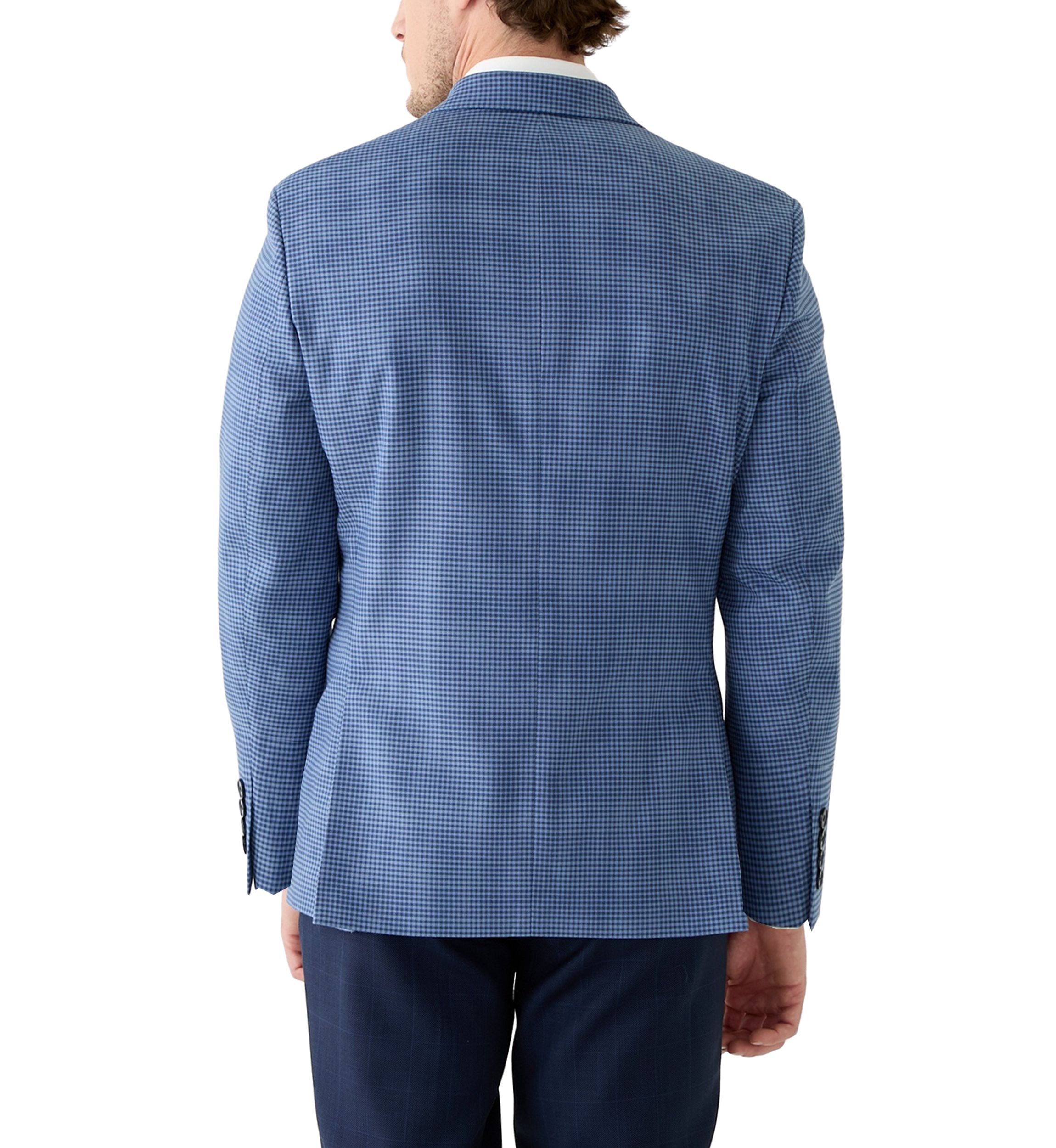 Blue Check Printed Sportcoat