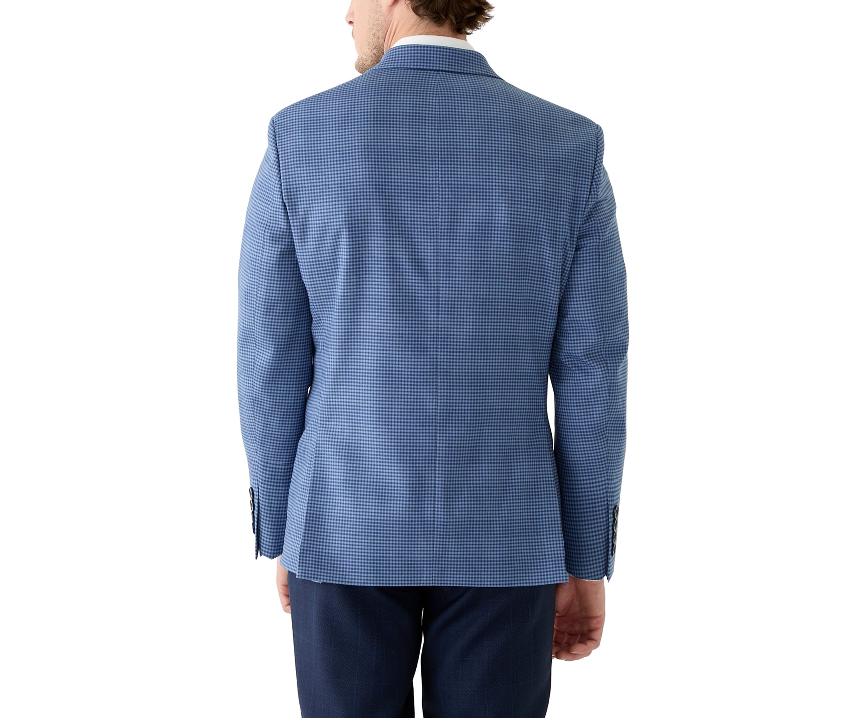 Blue Check Printed Sportcoat