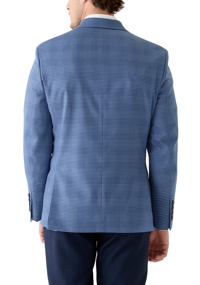 Blue Check Printed Sportcoat