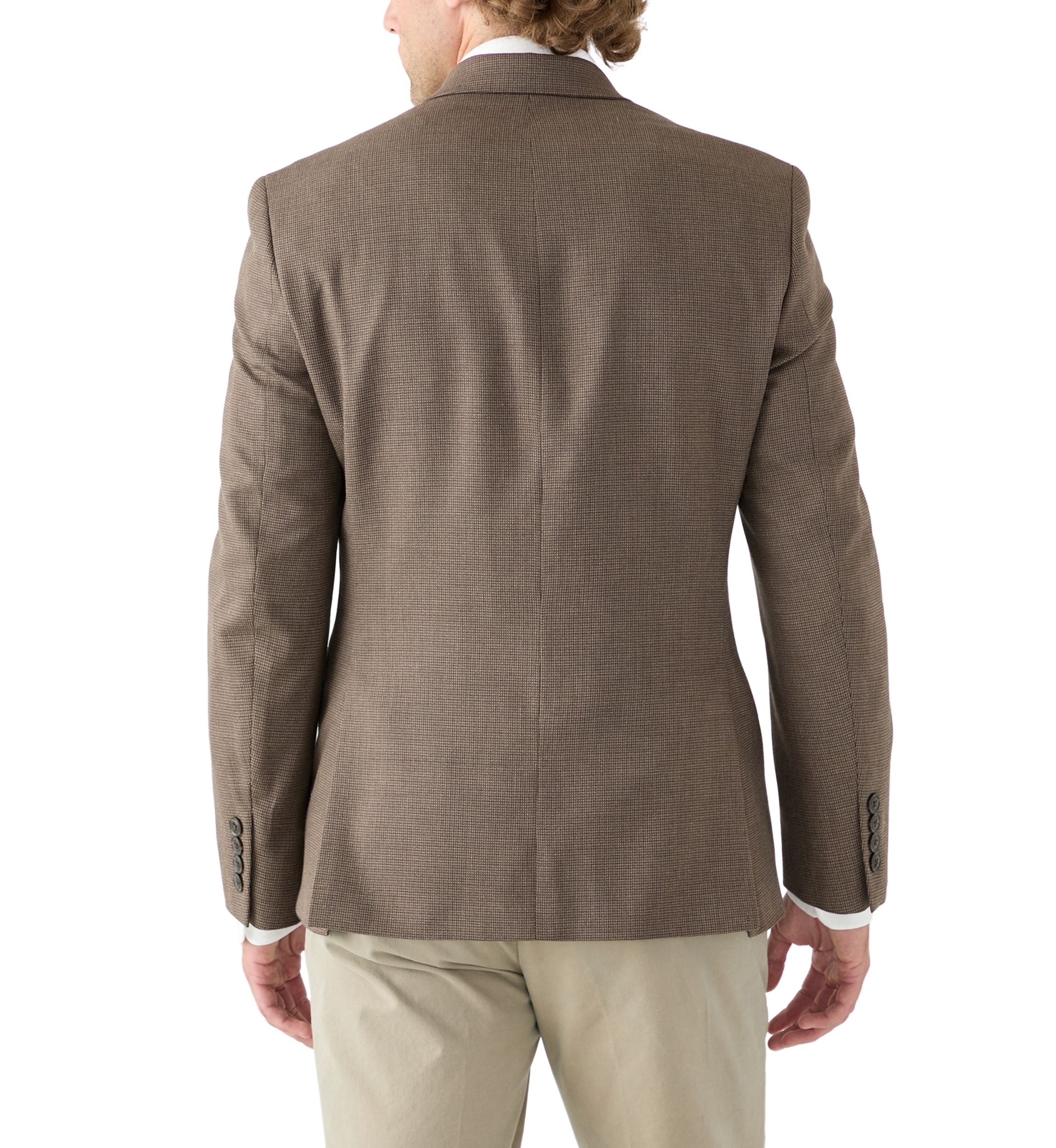 Brown Micro Check Jacket