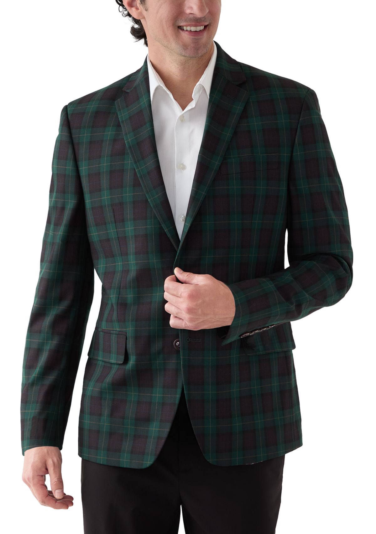 Mens Plaid Sportcoat