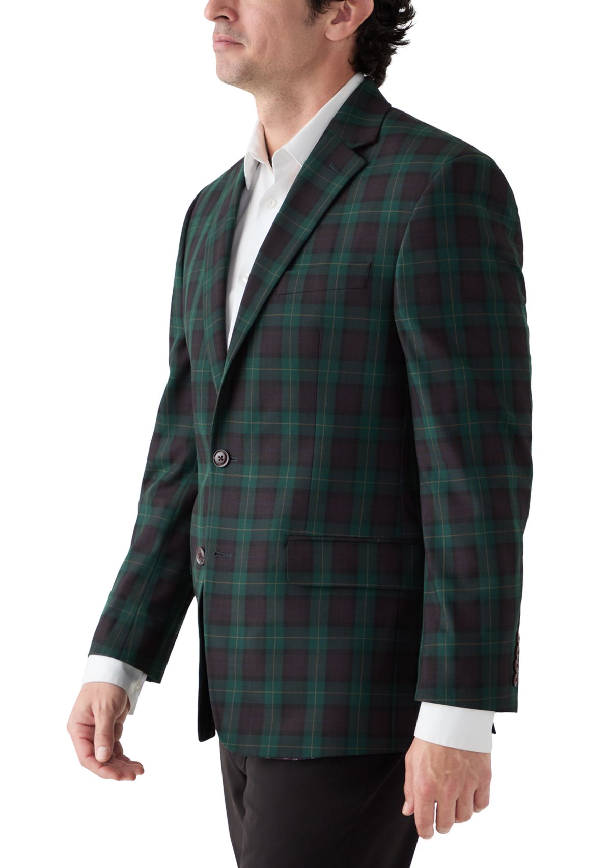 Mens Plaid Sportcoat