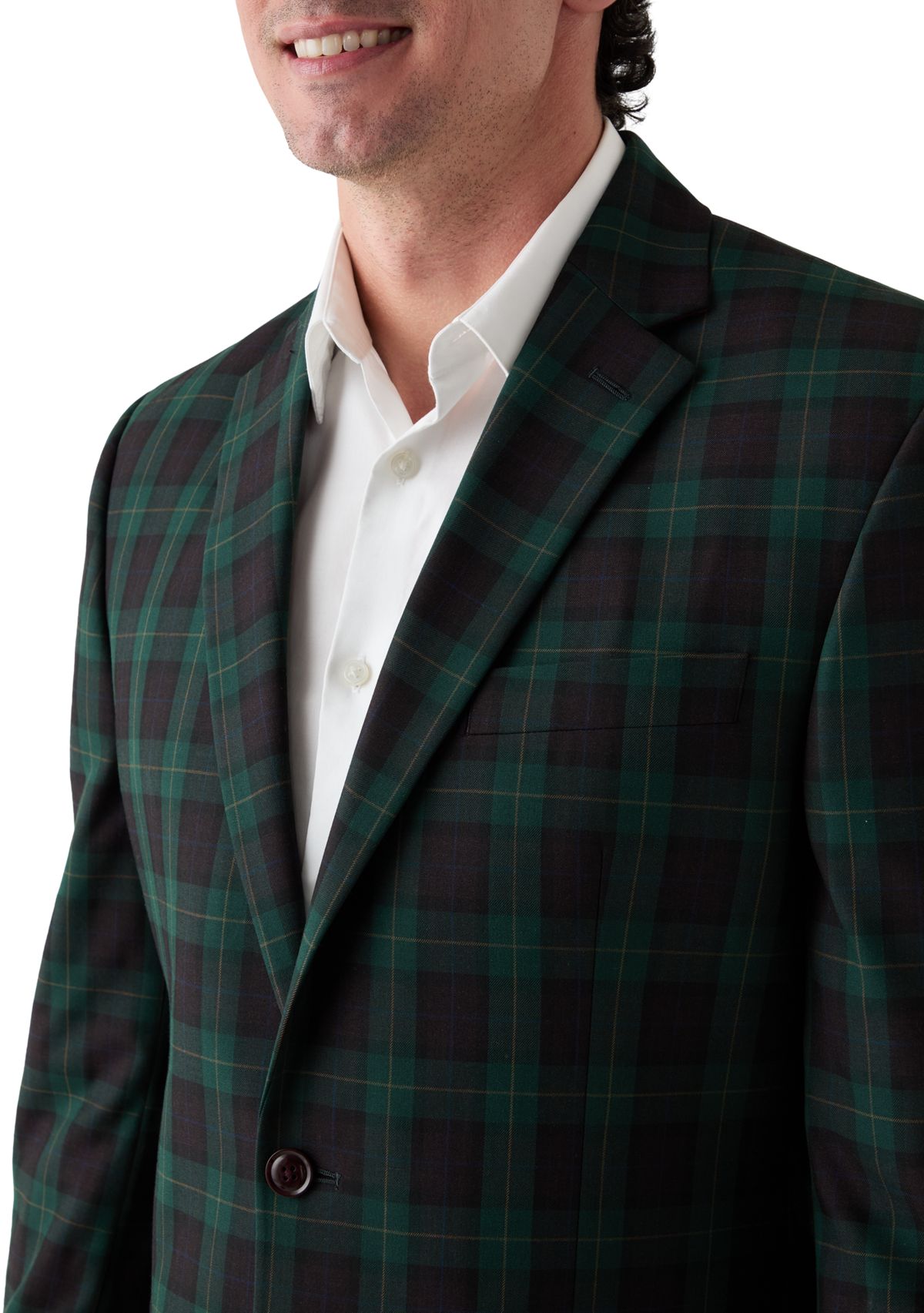Mens Plaid Sportcoat