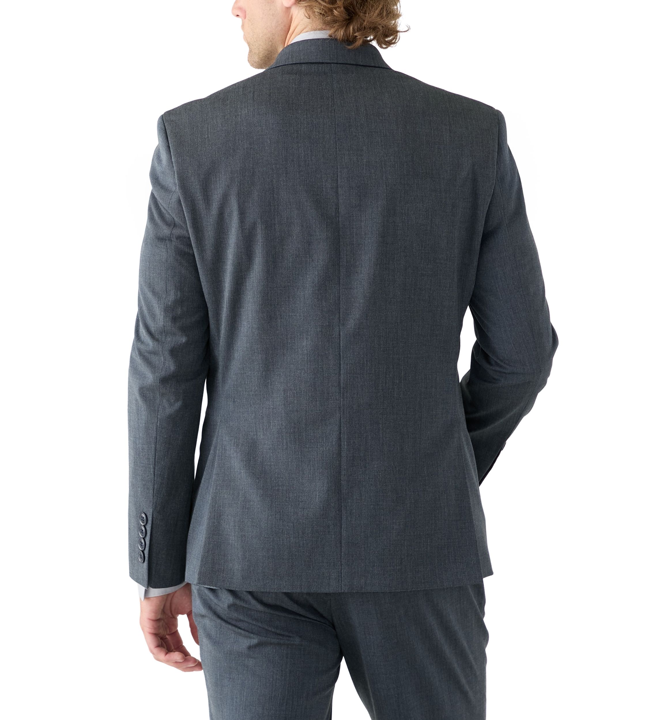 Blue Nailhead Solid Suit Jacket